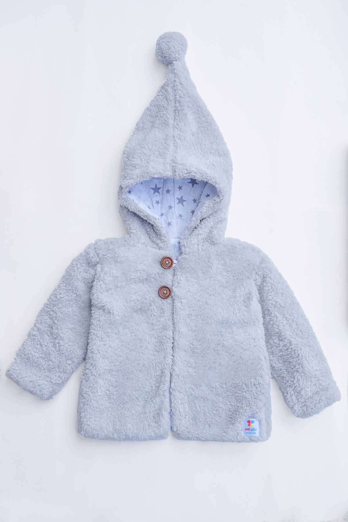 Kız Erkek Bebek Ve Çocuk Müslin Astarlı Ponponlu Kapüşonlu Mont