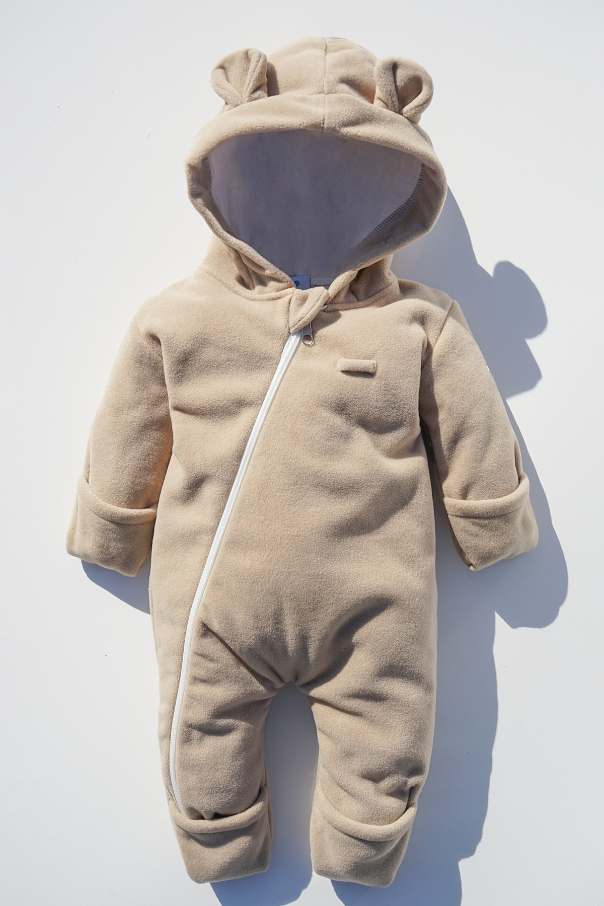 Kız Erkek Bebek Ve Çocuk Müslin Astarlı Polar Tulum