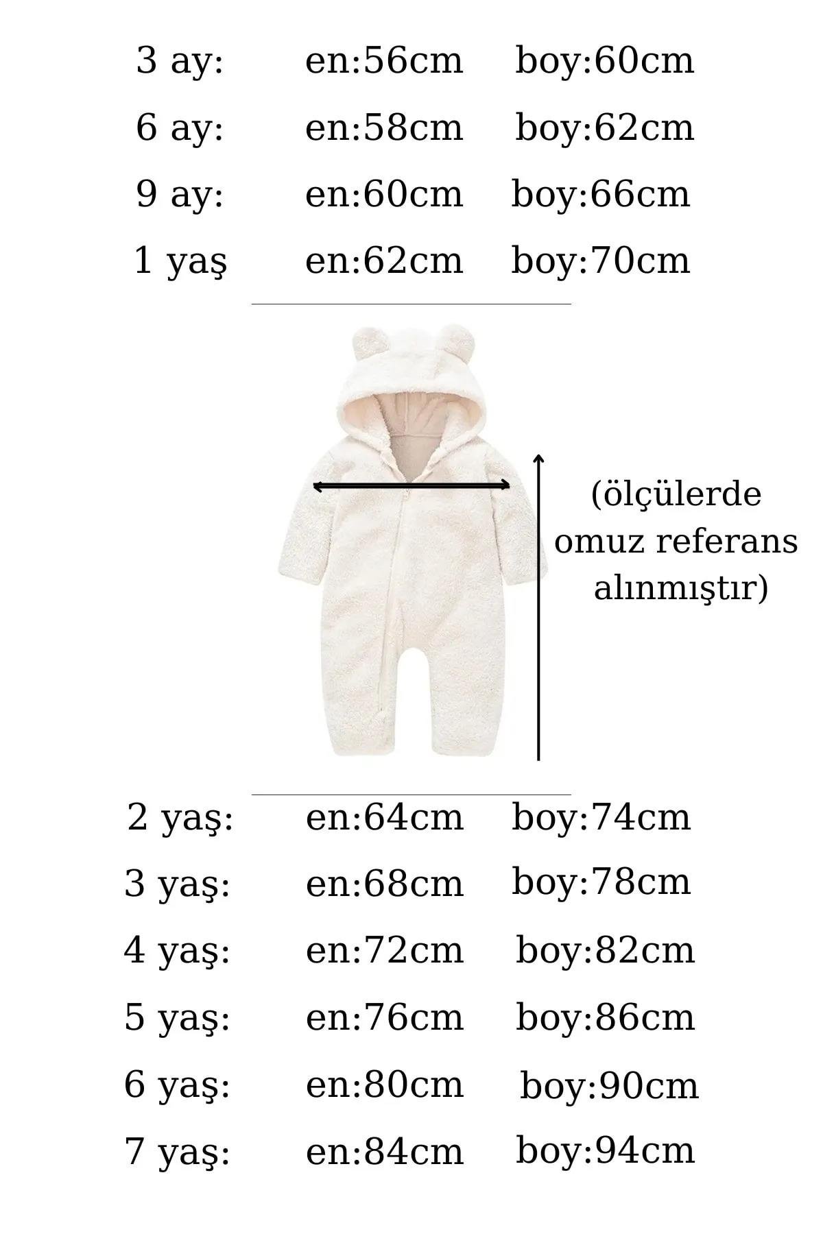 Kız Erkek Bebek Ve Çocuk Peluş Ayıcık Tavşan İkili Tulum