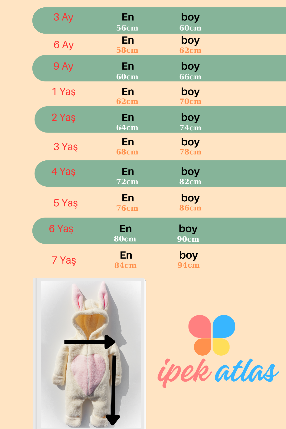 Kız Erkek Bebek Ve Çocuk Peluş Fermuarlı Kışlık Tavşan Tulum