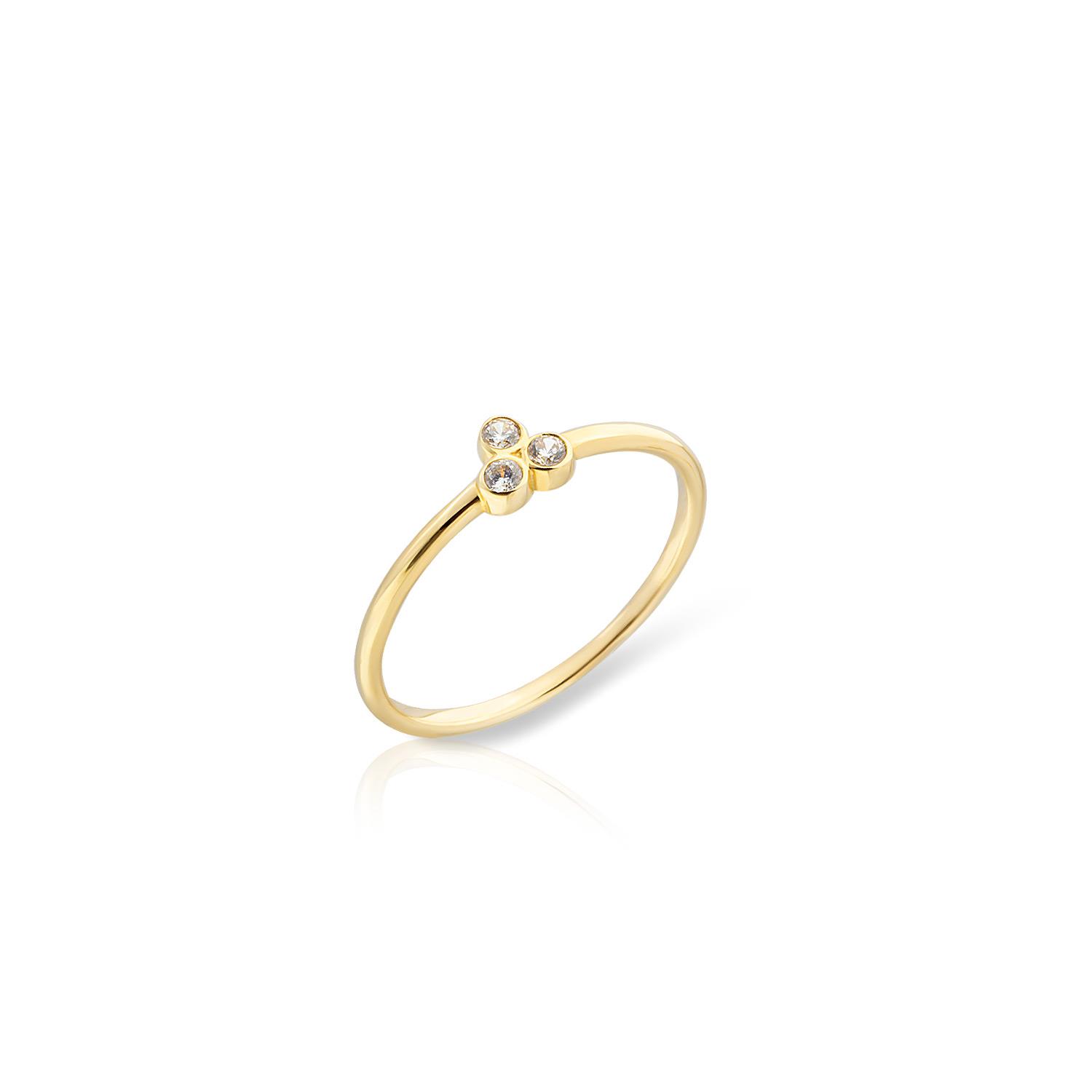 14 Ayar Altın Çıtır Yüzük 