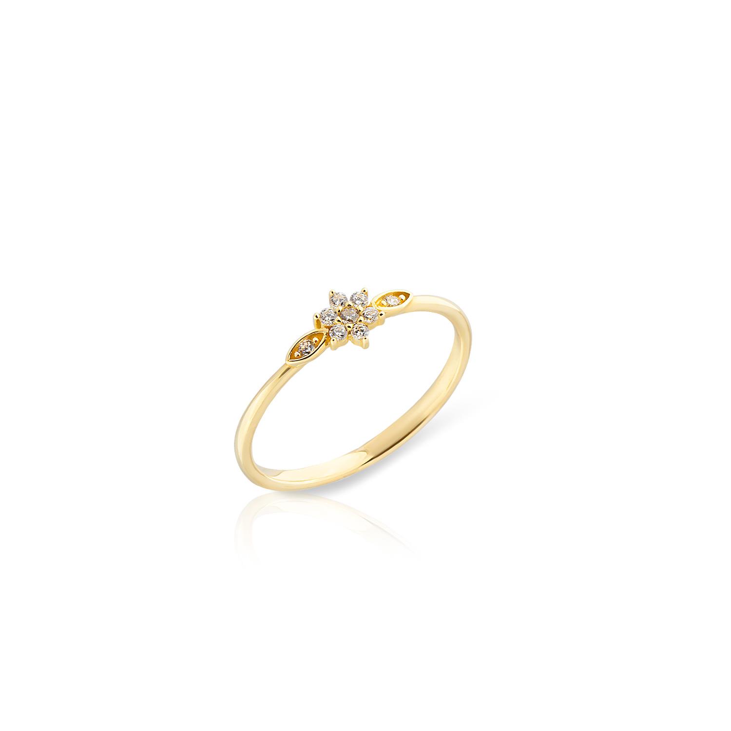 14 Ayar Altın Çıtır Yüzük 