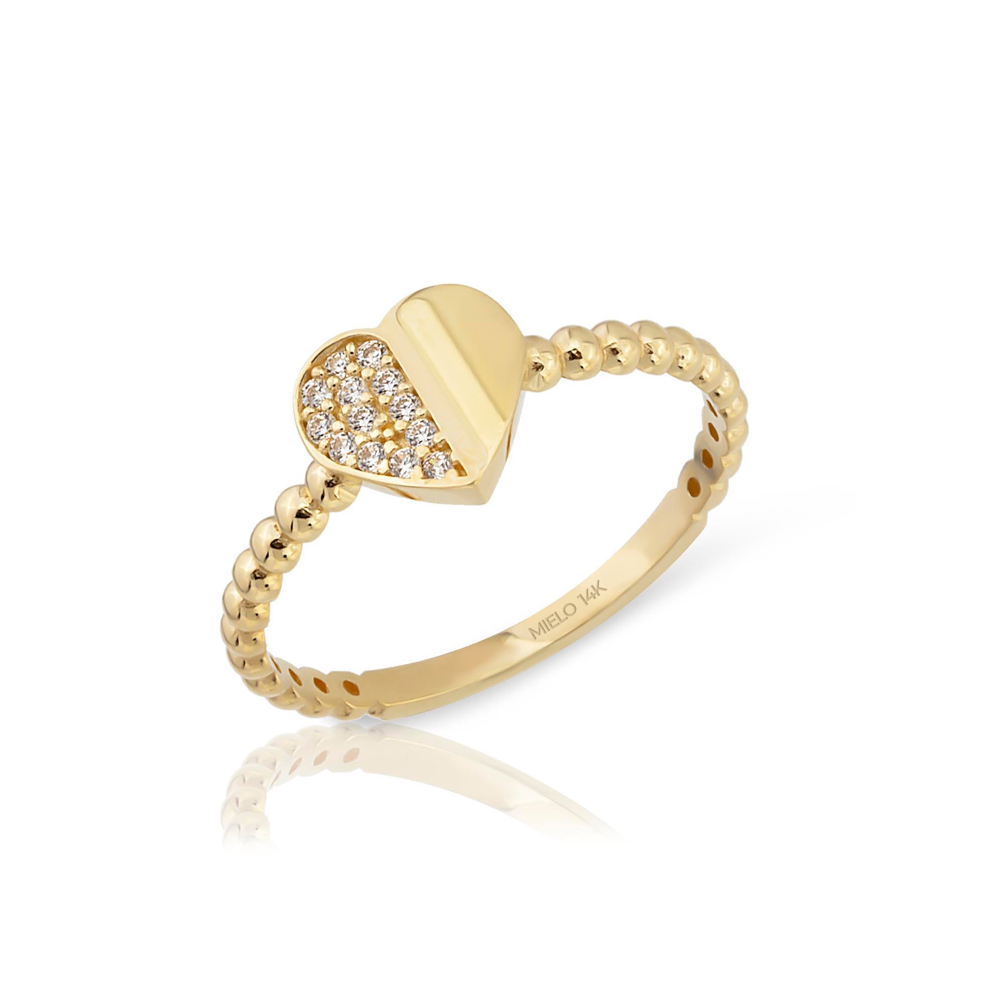 14 Ayar Altın Çıtır Yüzük