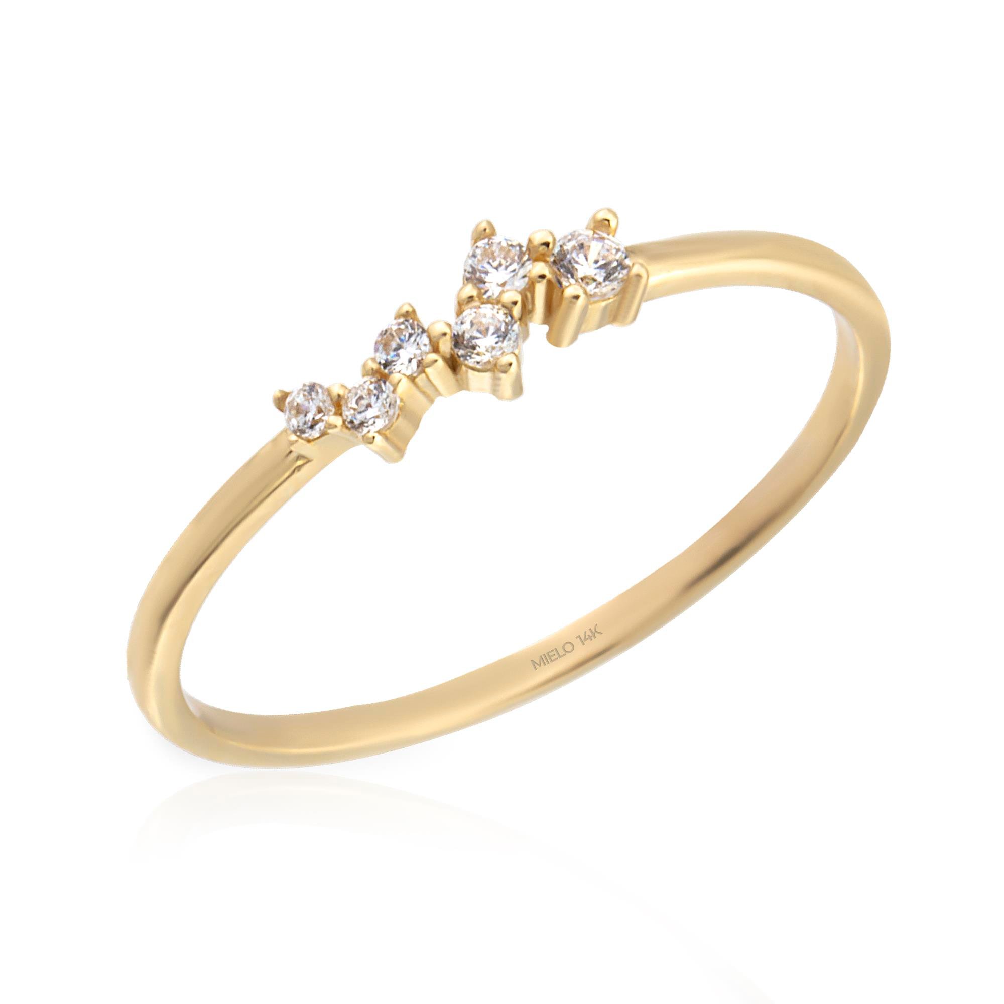 14 Ayar Altın Çıtır Yüzük