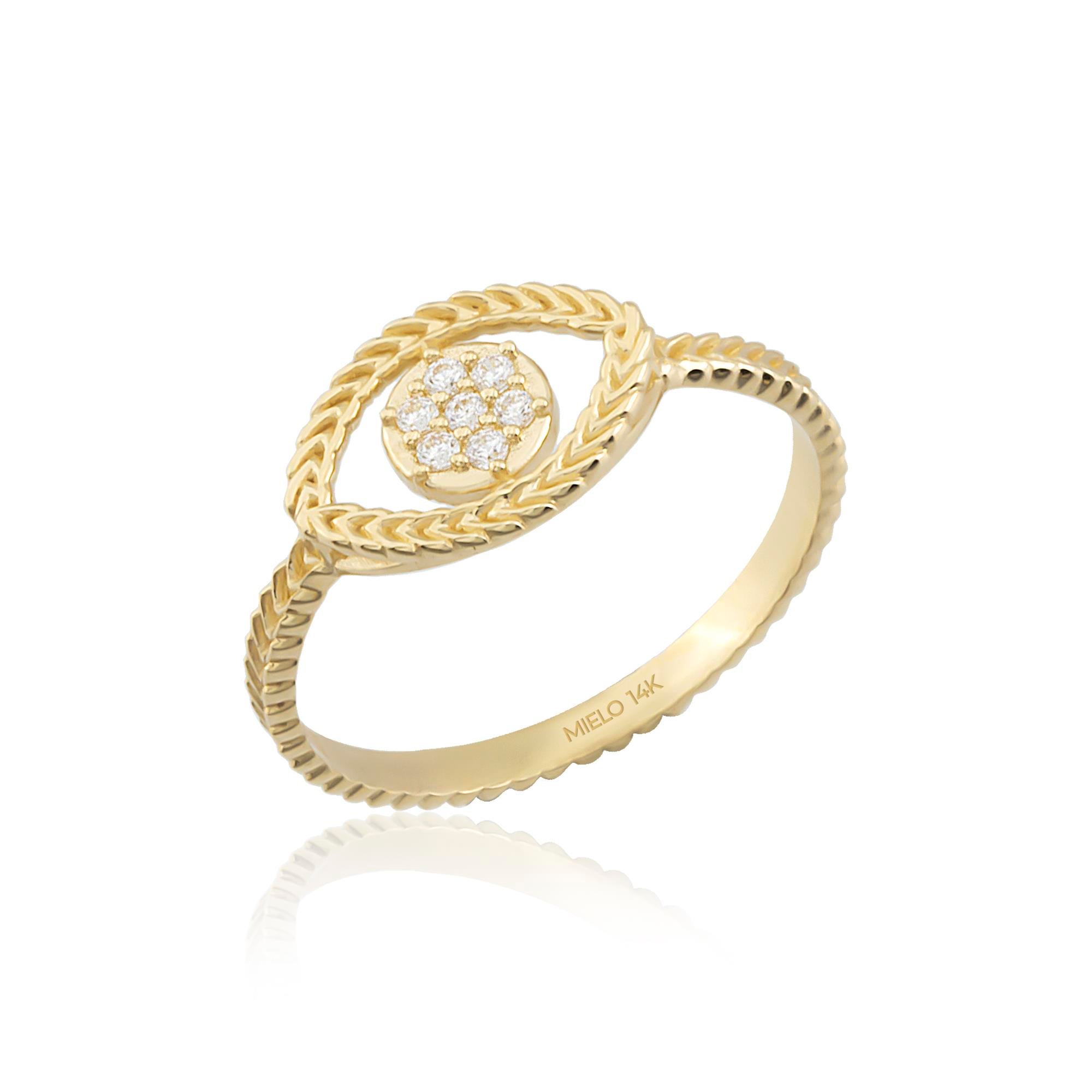 14 Ayar Altın Dafne Yüzük