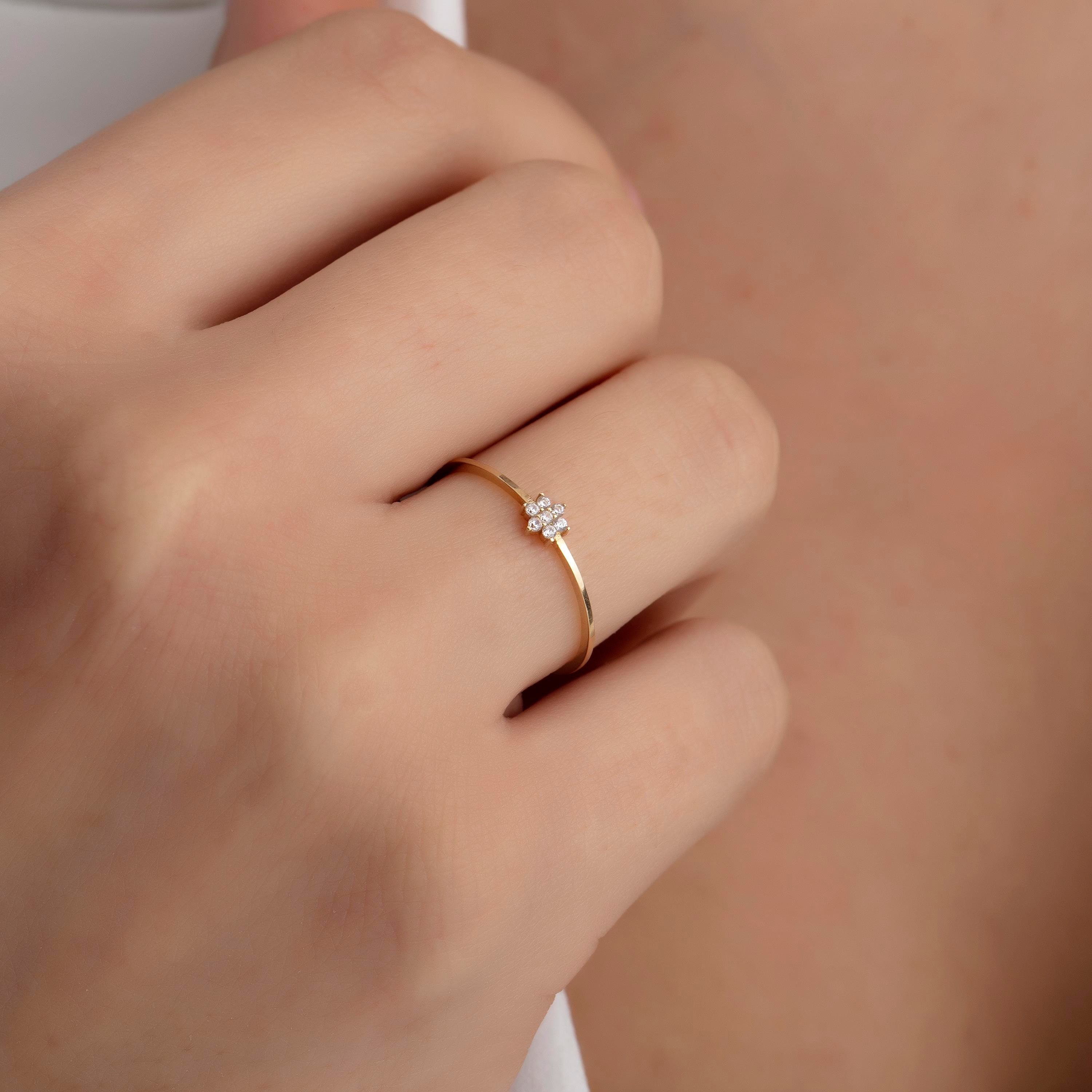 14 Ayar Altın Dafne Yüzük