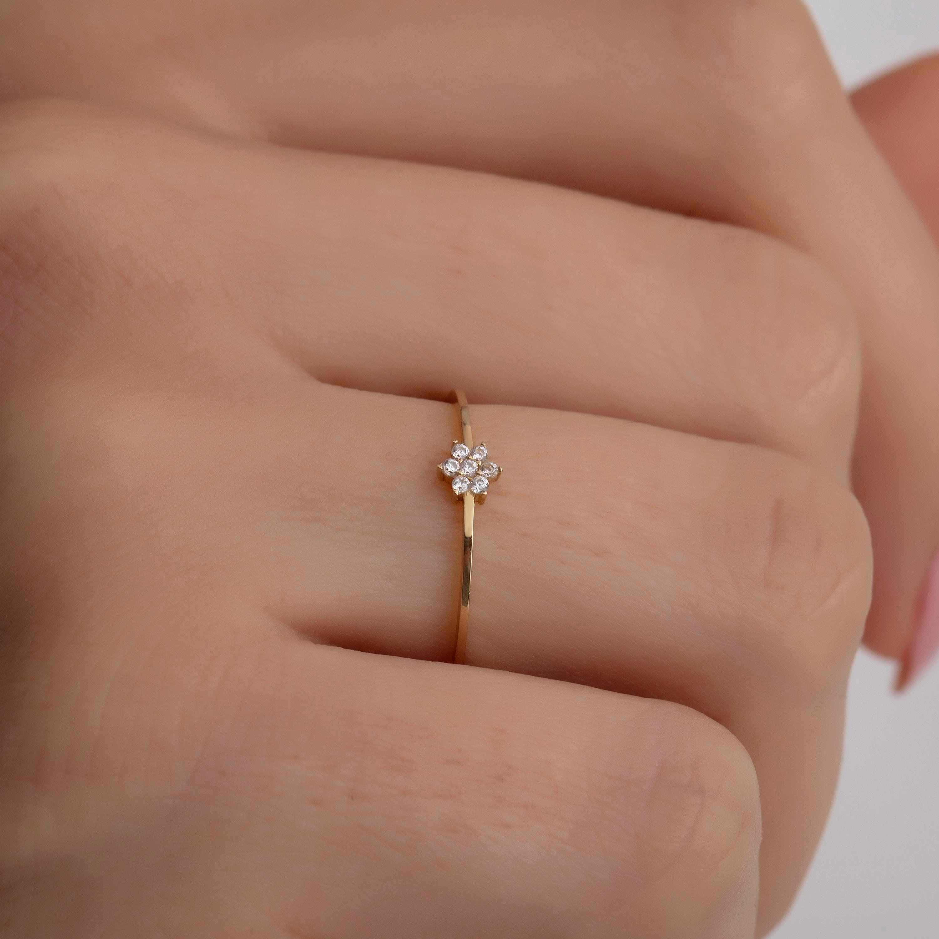 14 Ayar Altın Dafne Yüzük