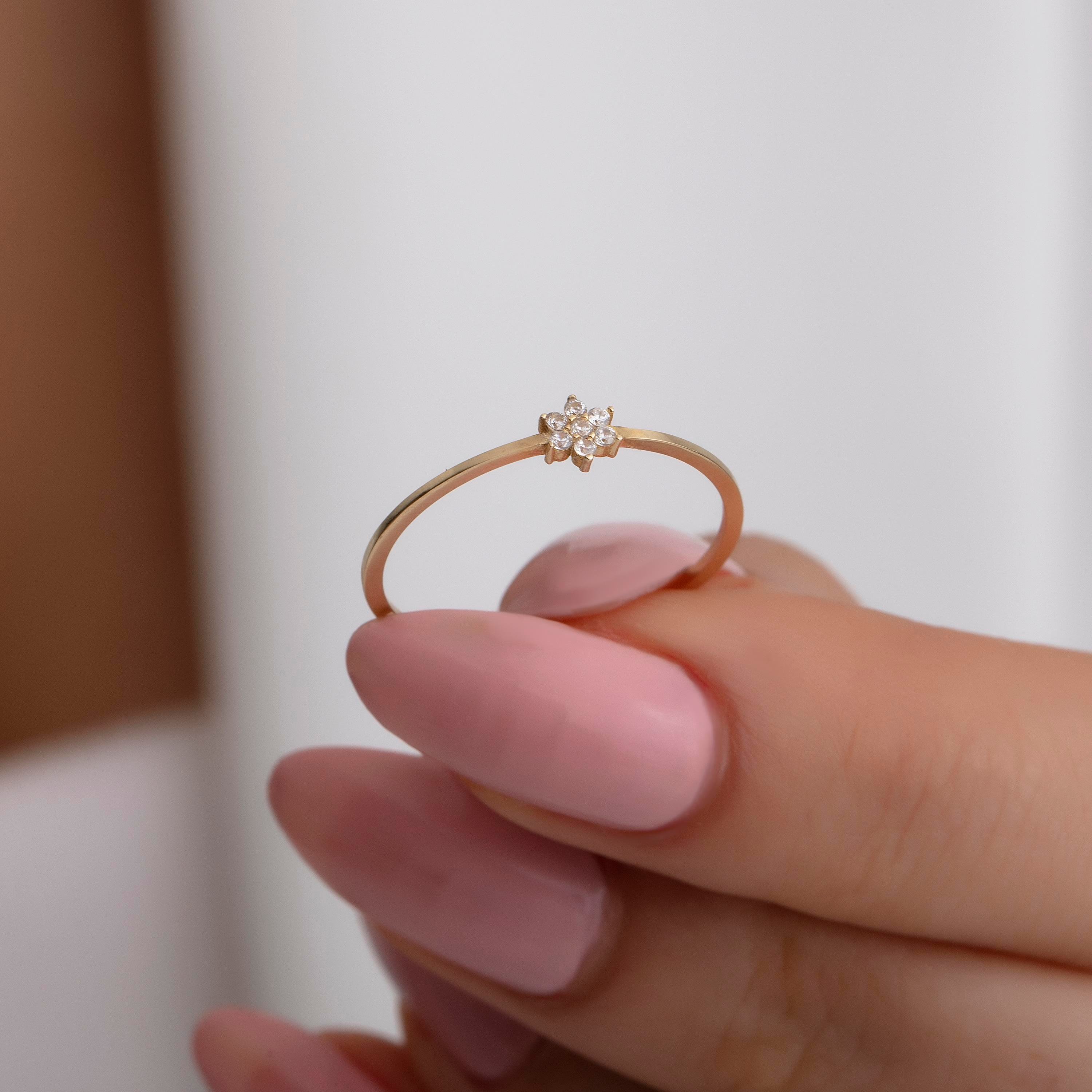 14 Ayar Altın Dafne Yüzük