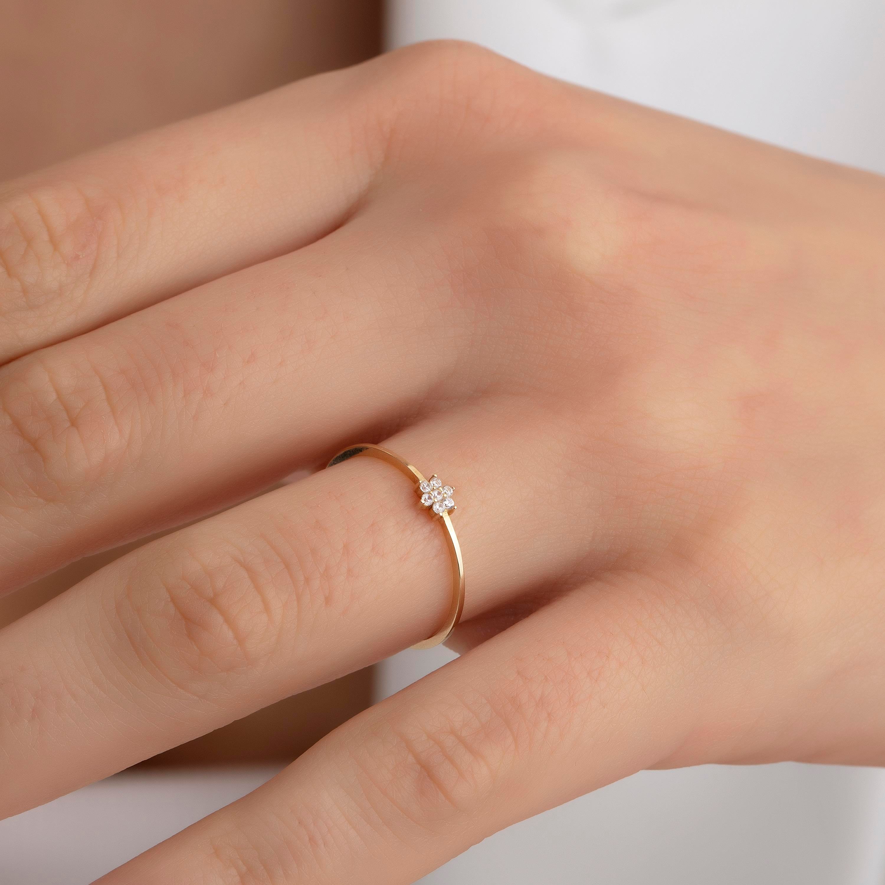 14 Ayar Altın Dafne Yüzük