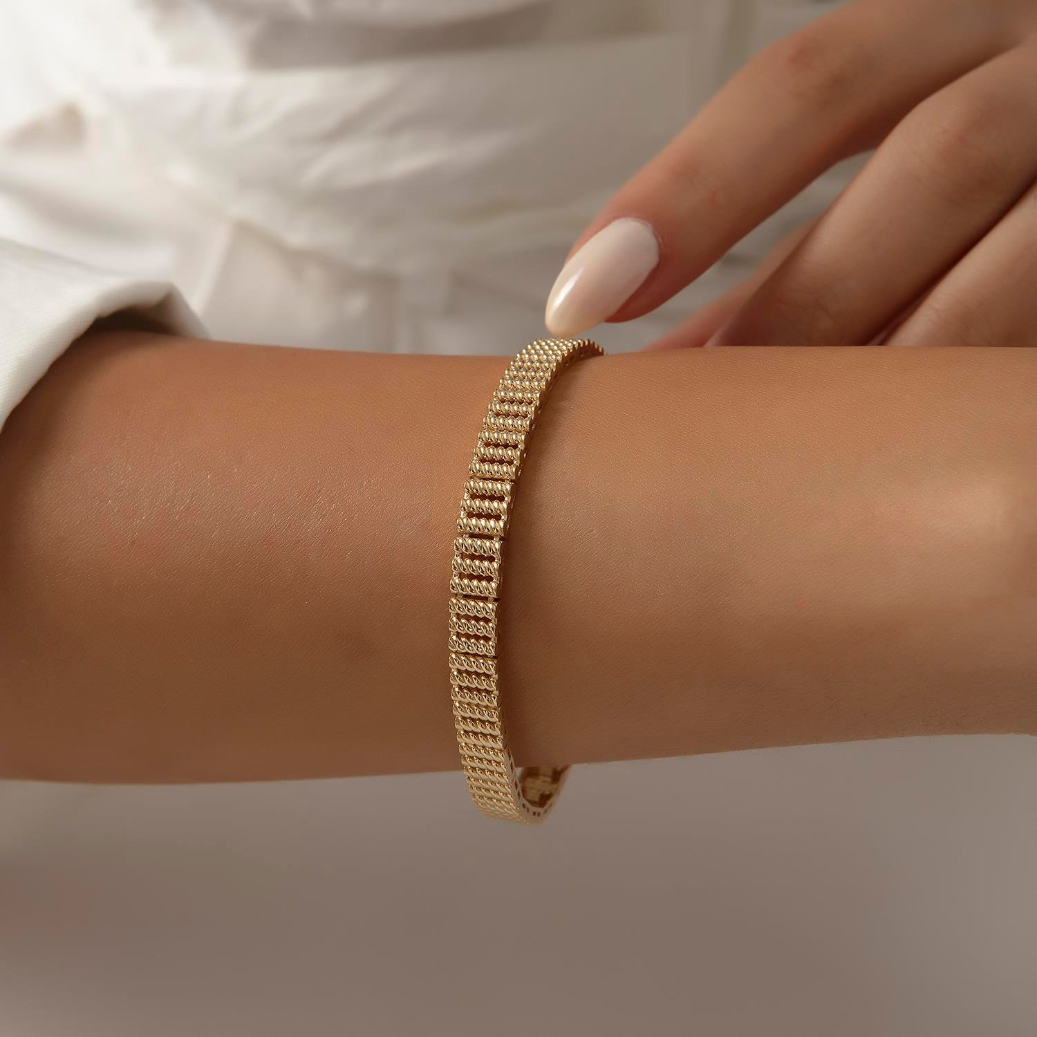 14 Ayar Altın Diva Bileklik