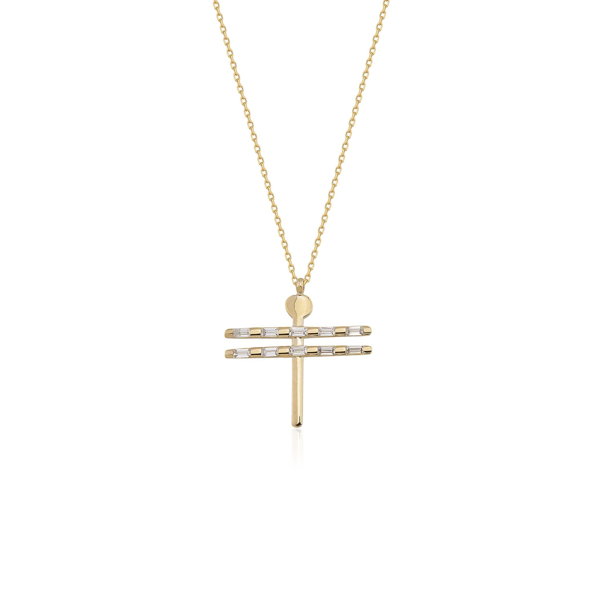 14 Ayar Altın Freya ''Girl'' Kolye