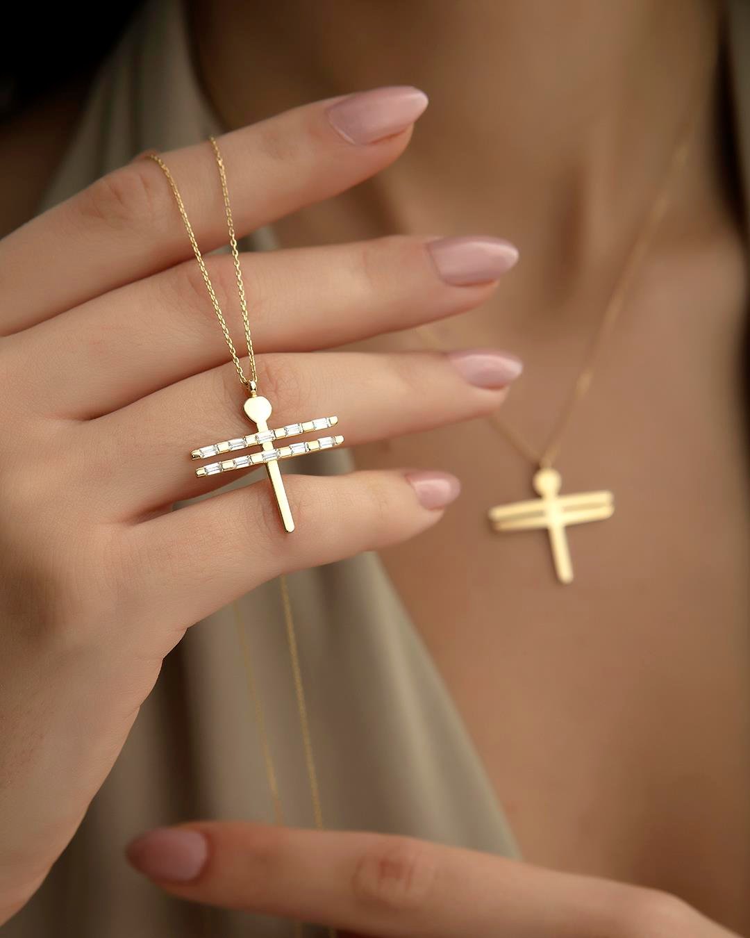 14K Gold Freya ''Girl'' Necklace