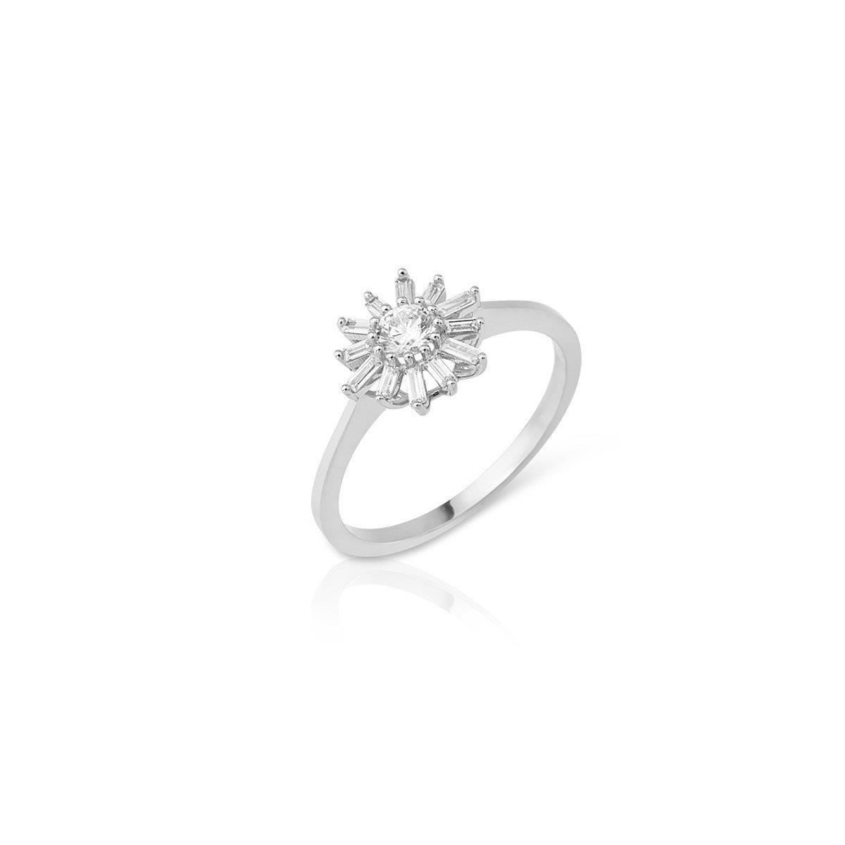 14 Ayar Altın Güneş Yüzük 