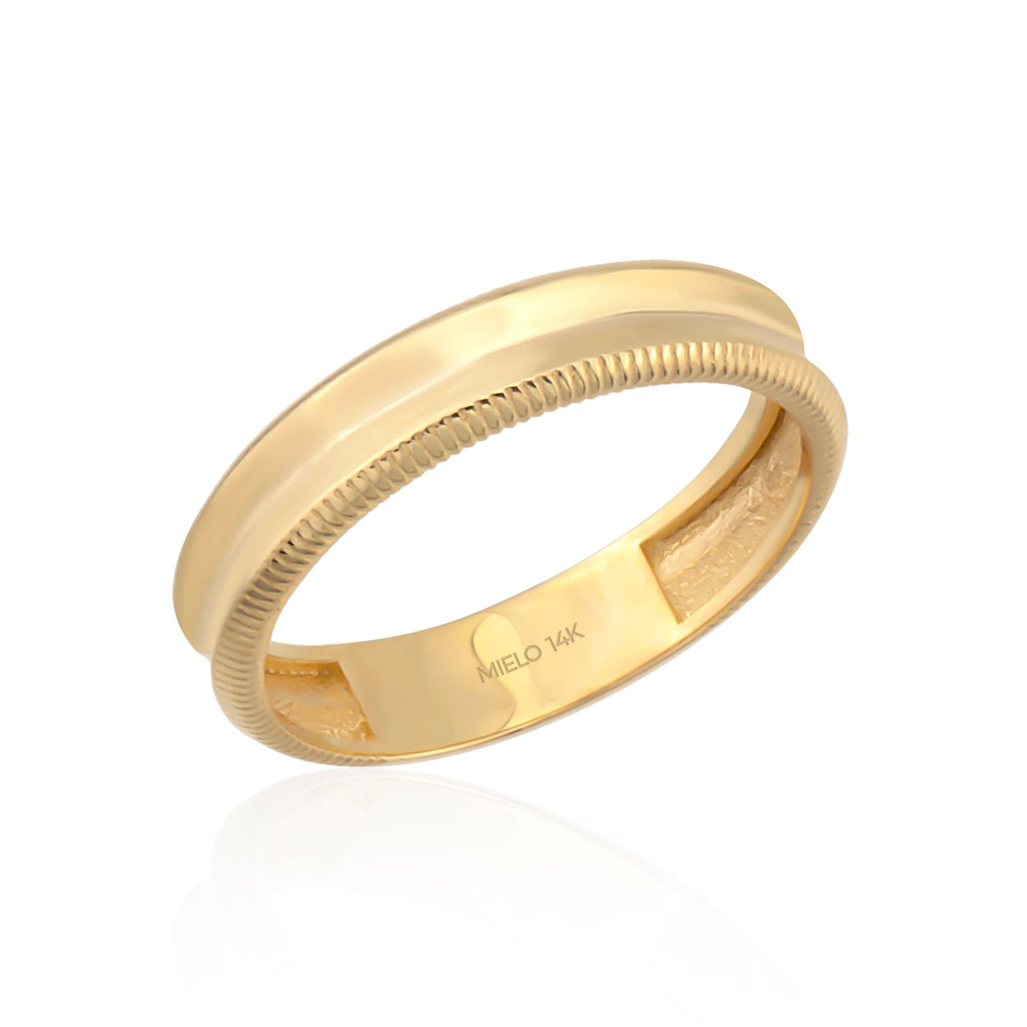 14 Ayar Altın Kalın Ajda Yüzük