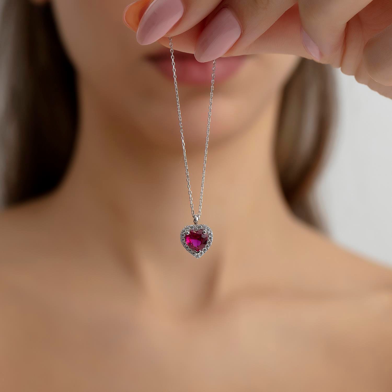 14 Ayar Altın Kalp Kolye