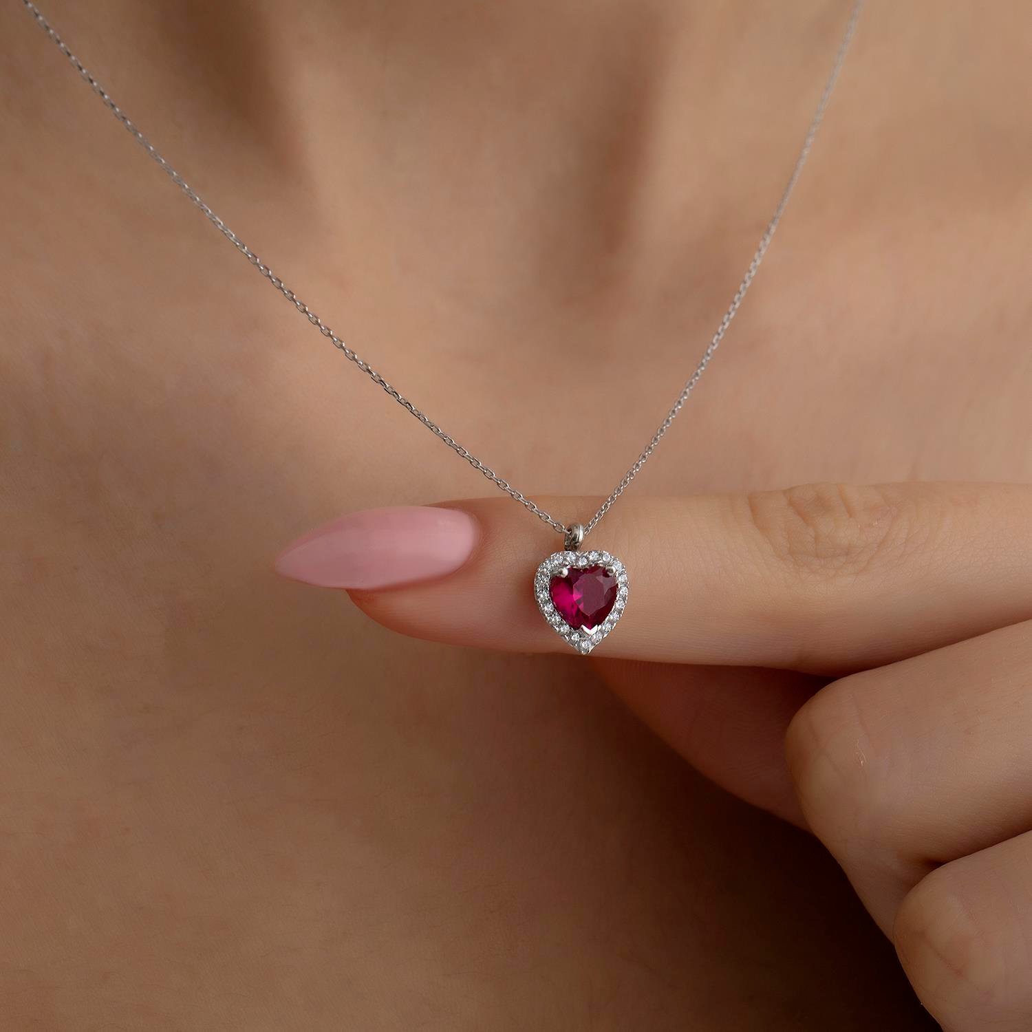 14 Ayar Altın Kalp Kolye