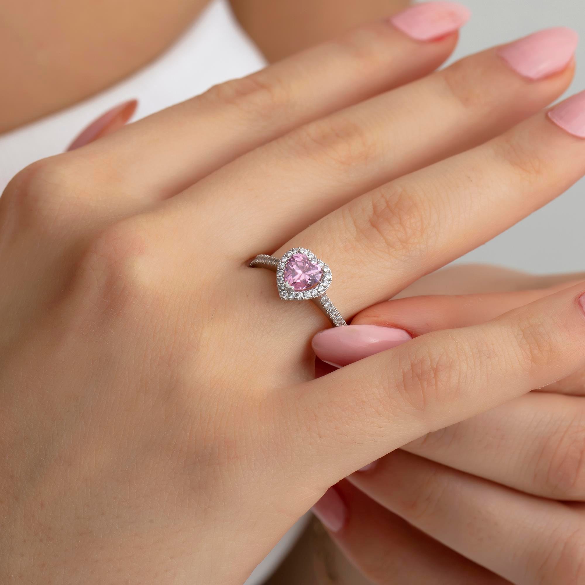 14 Ayar Altın Kalp Yüzük