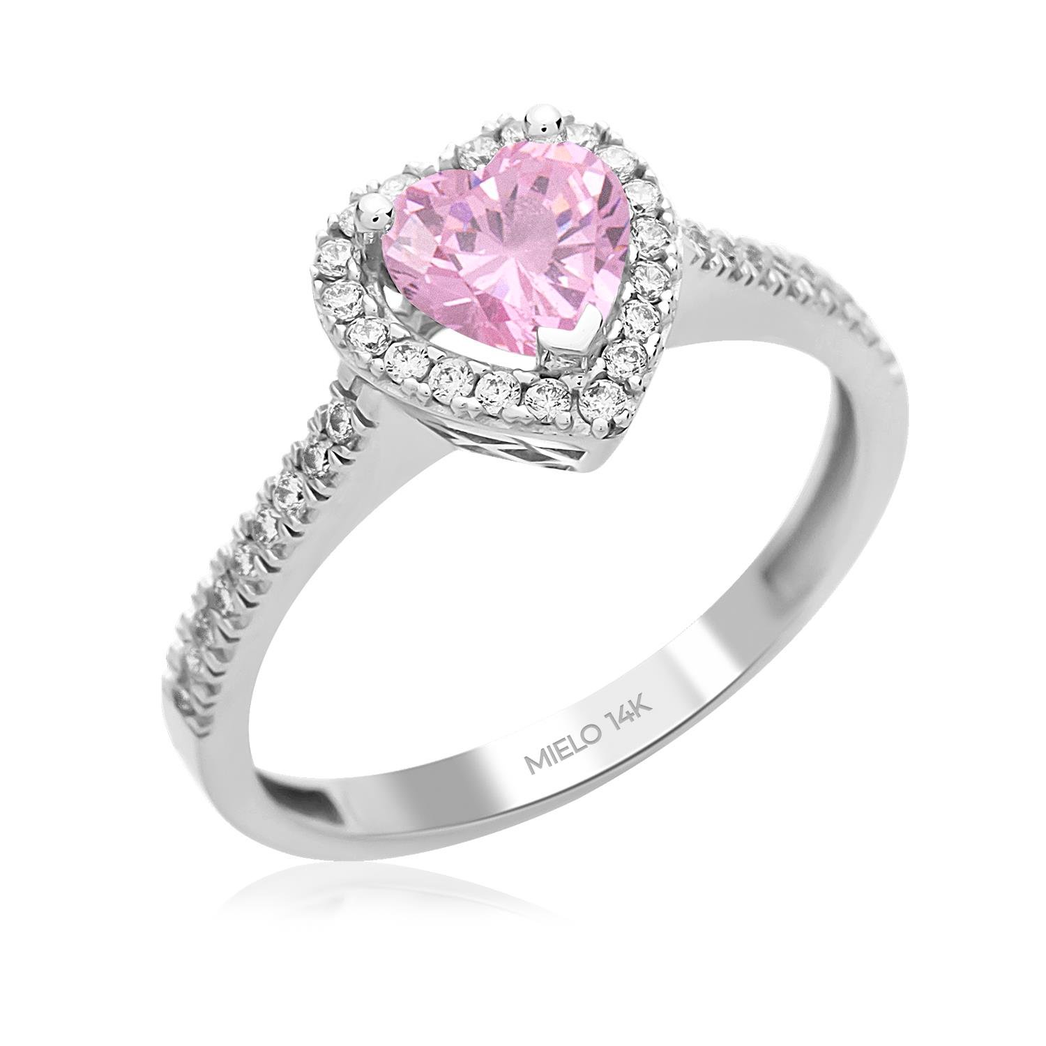 14 Ayar Altın Kalp Yüzük