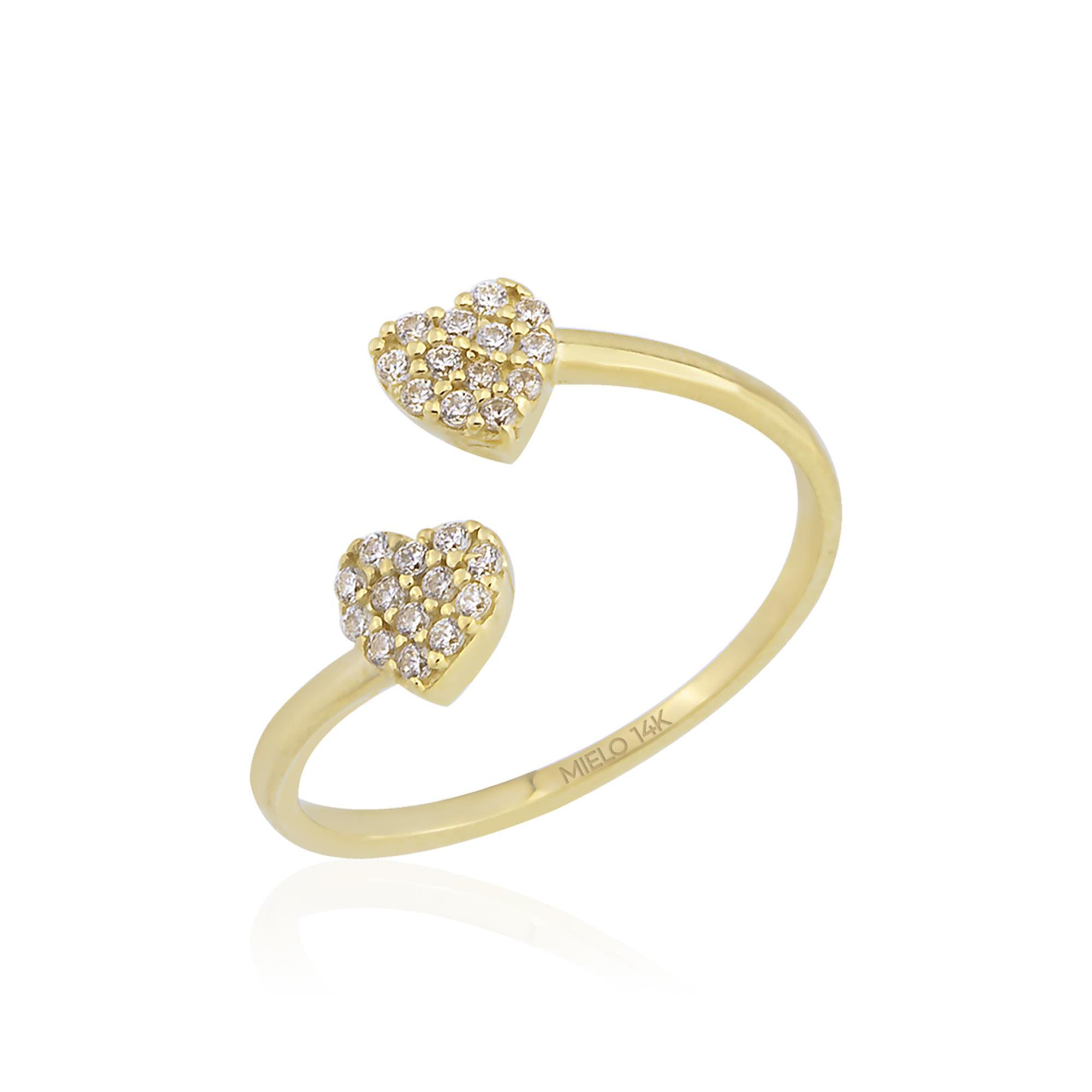 14K Gold Heart Ring