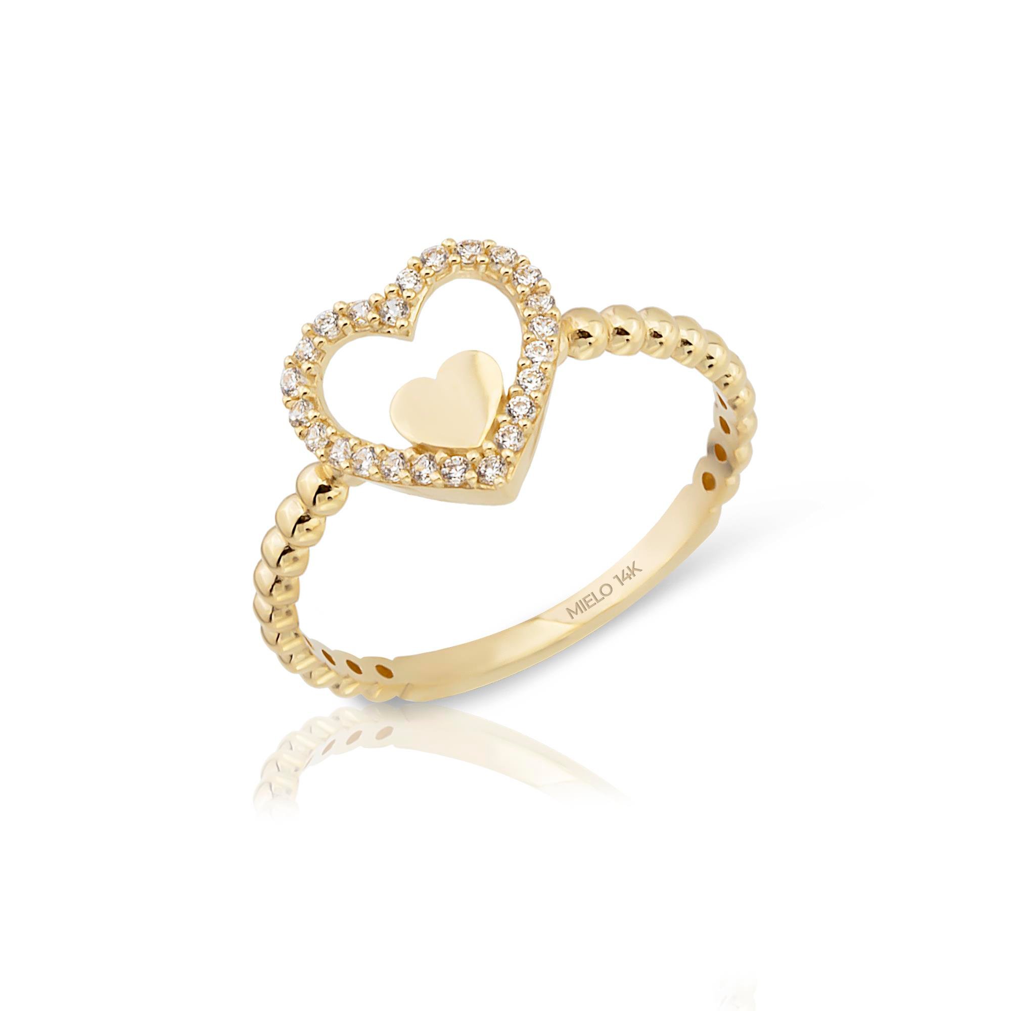 14 Ayar Altın Çıtır Yüzük