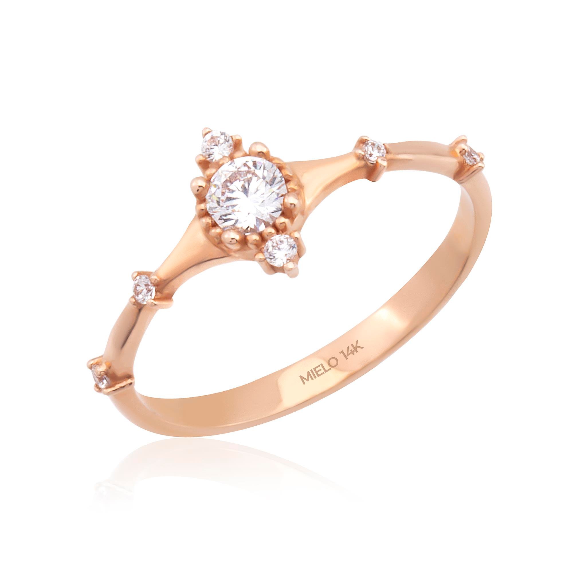 14 Ayar Altın Maria Yüzük