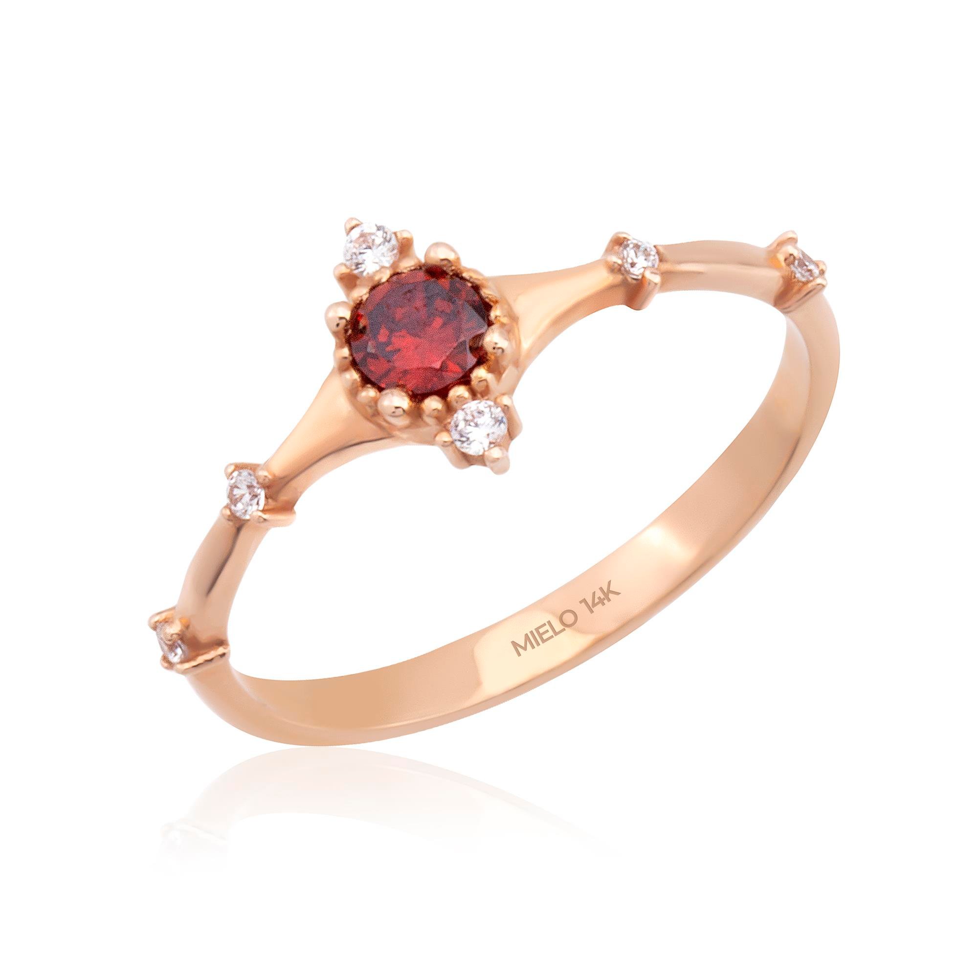 14 Ayar Altın Maria Yüzük