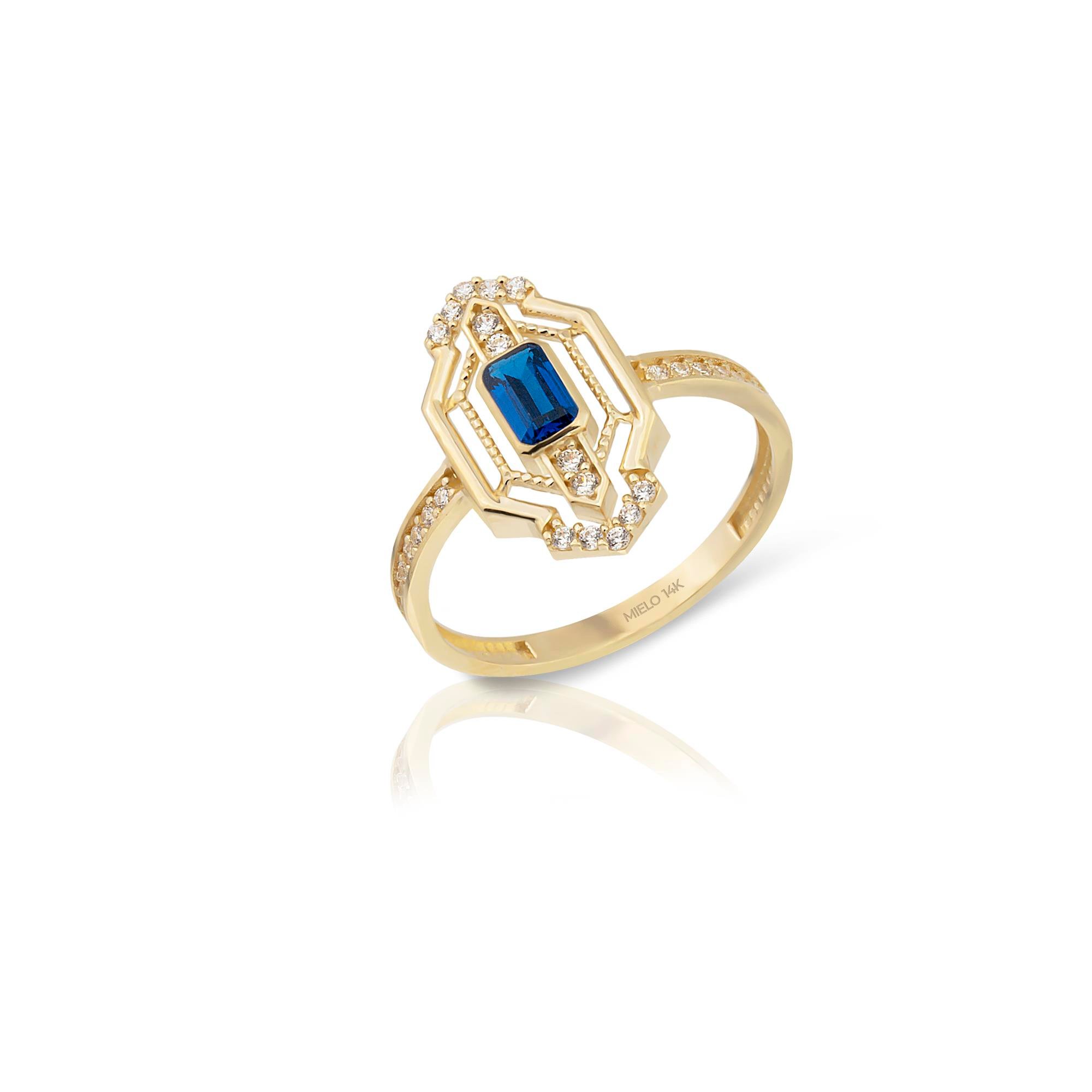 14 Ayar Altın Maria Yüzük