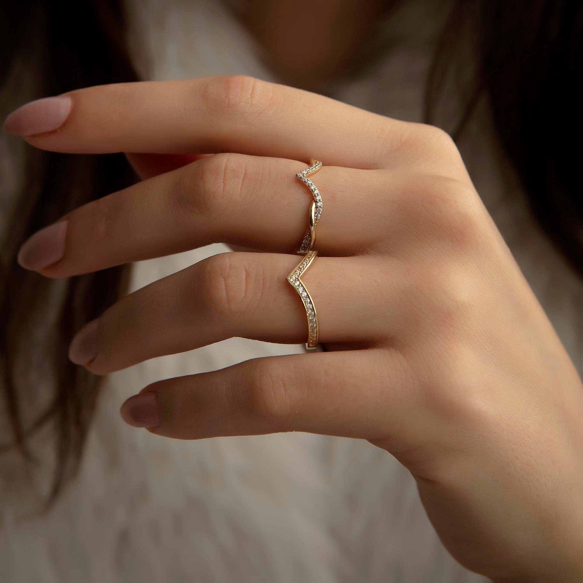 14 Ayar Altın Prenses Yüzük