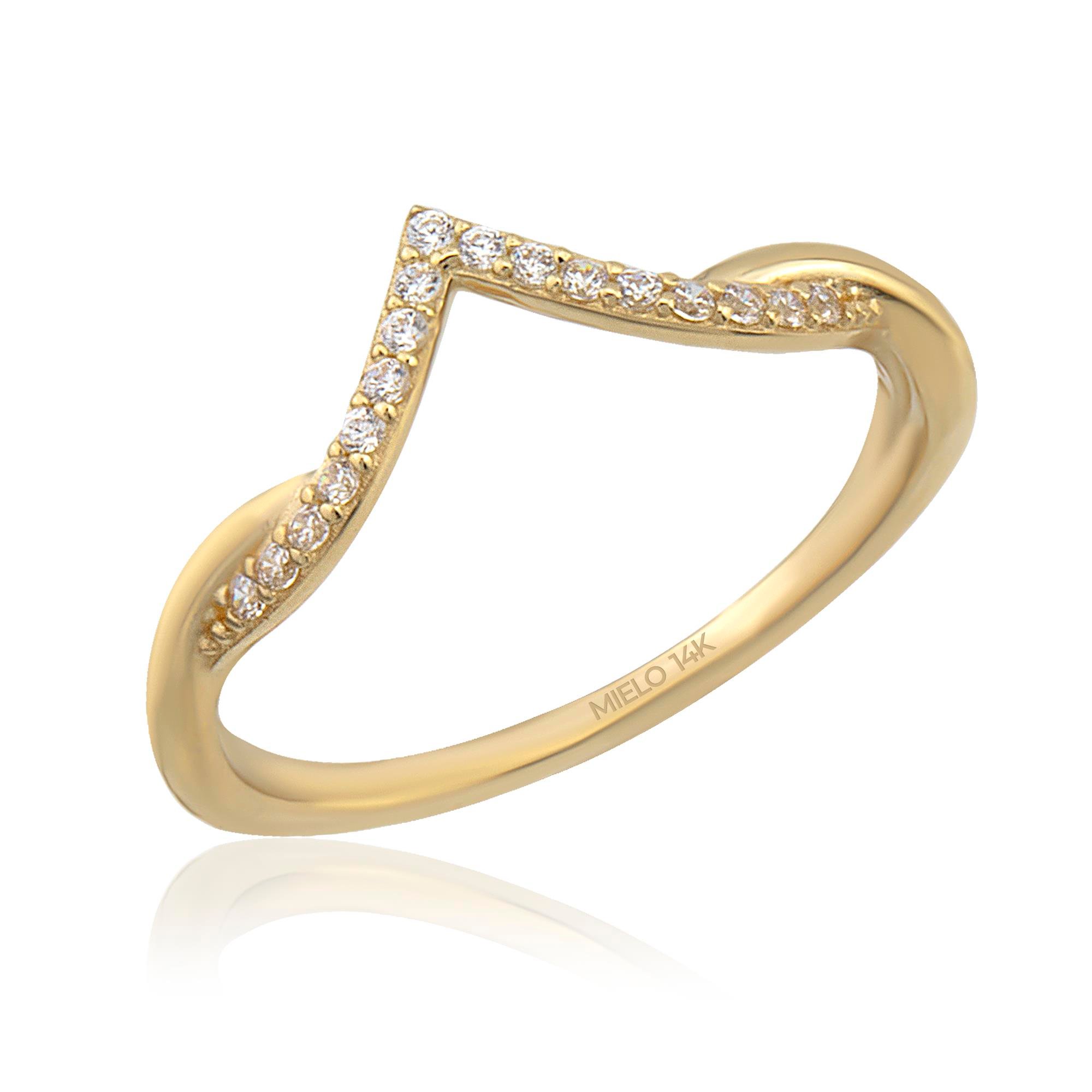 14 Ayar Altın Prenses Yüzük