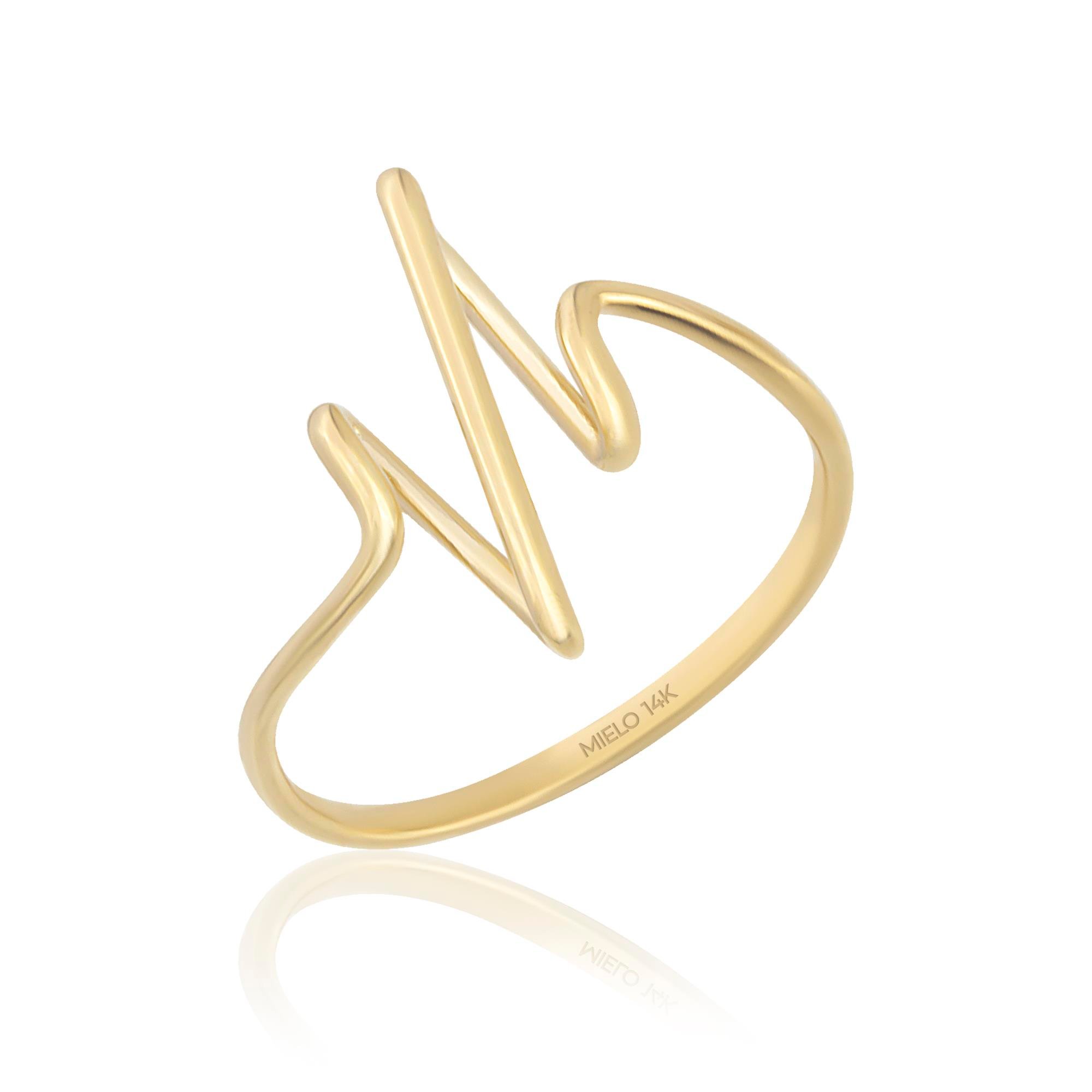 14K Gold Rythem Ring