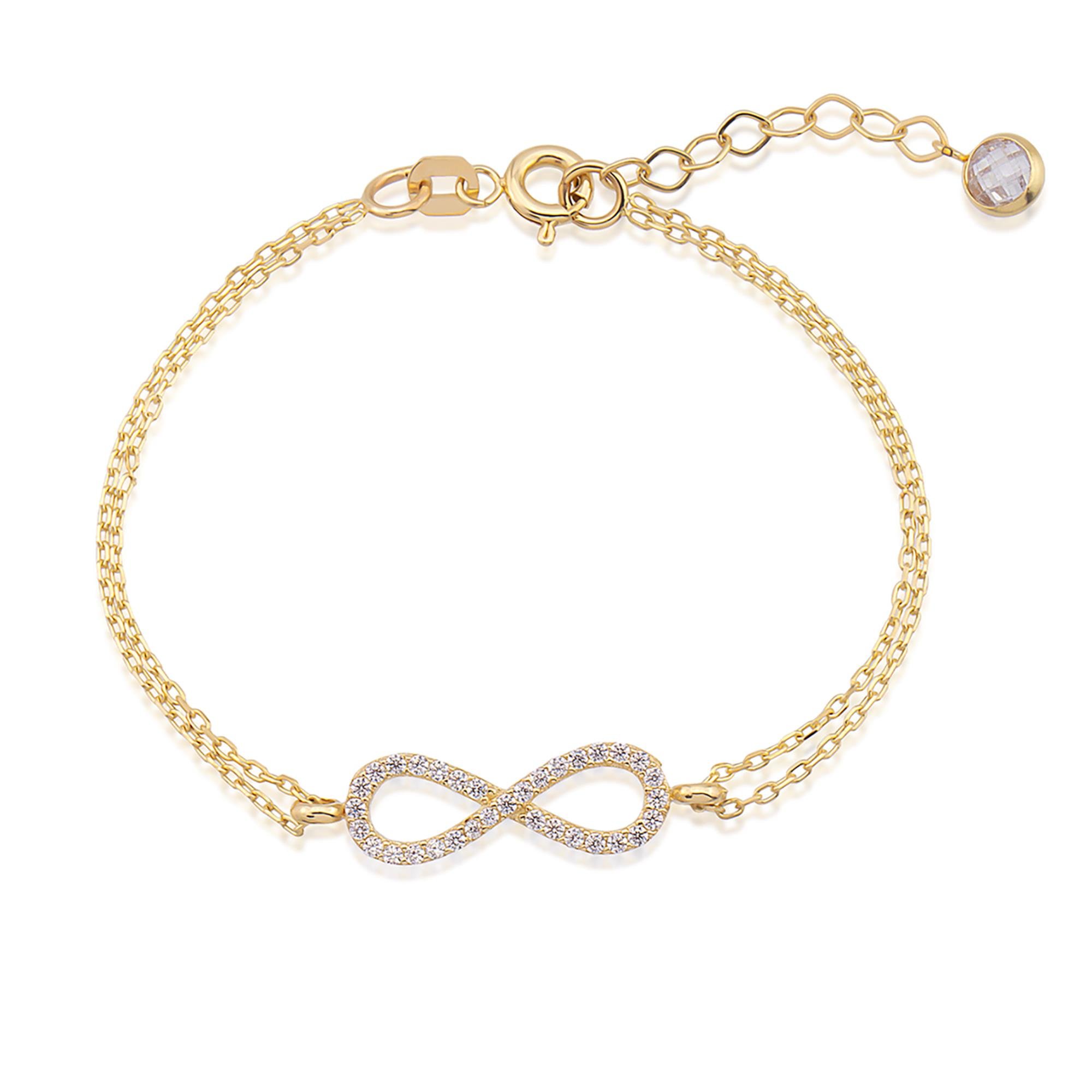 14 Ayar Altın Sonsuzluk Bileklik