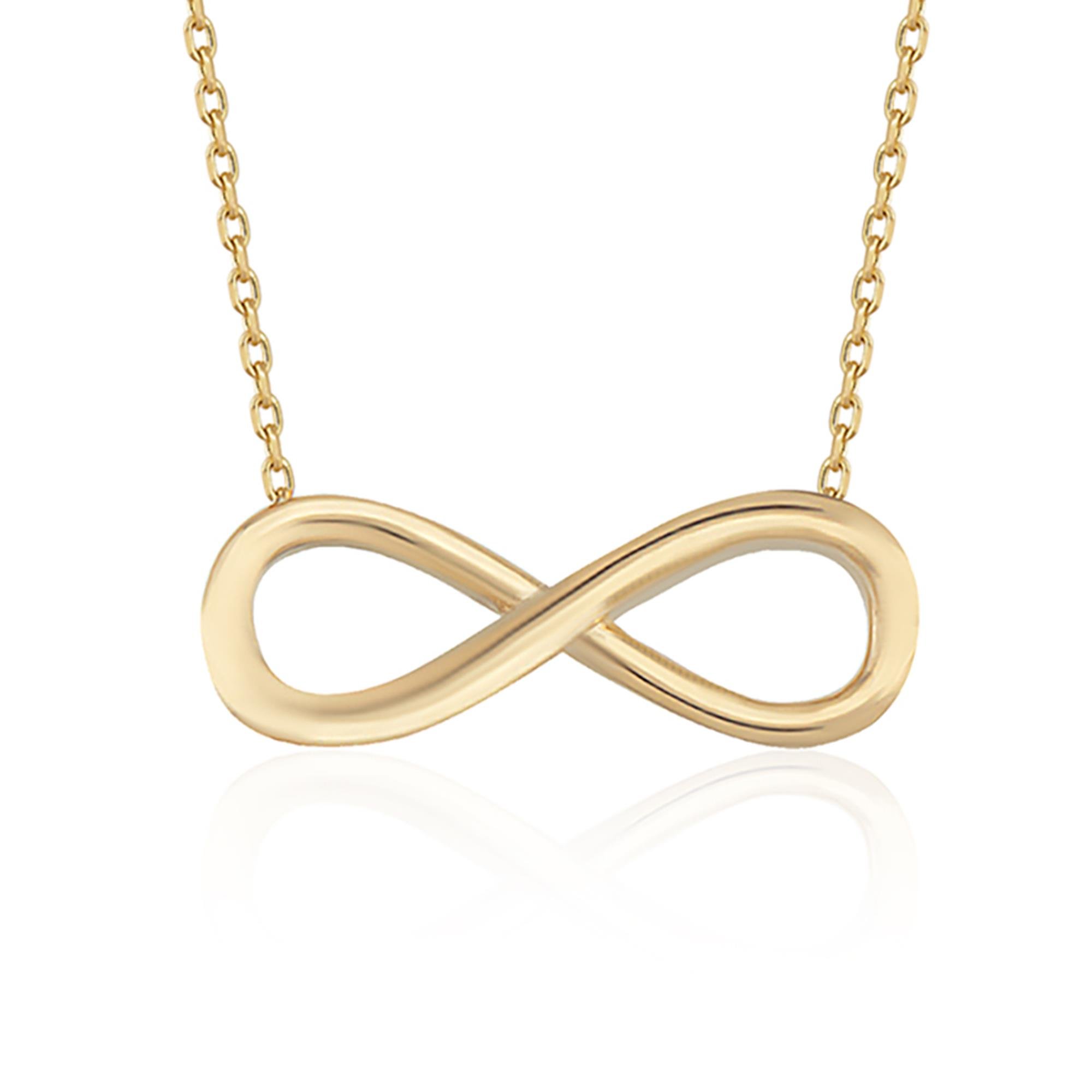 14 Ayar Altın Sonsuzluk Kolye