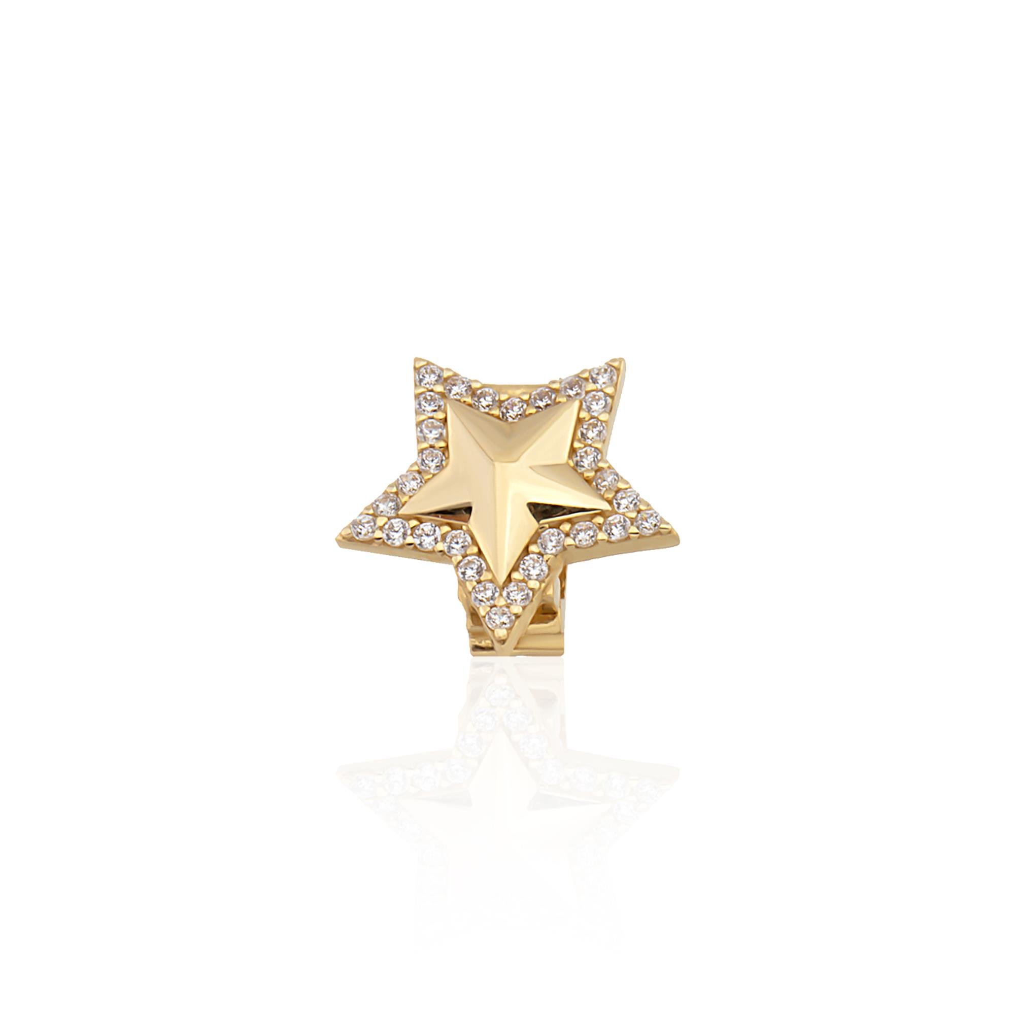 14K Gold Star Charm
