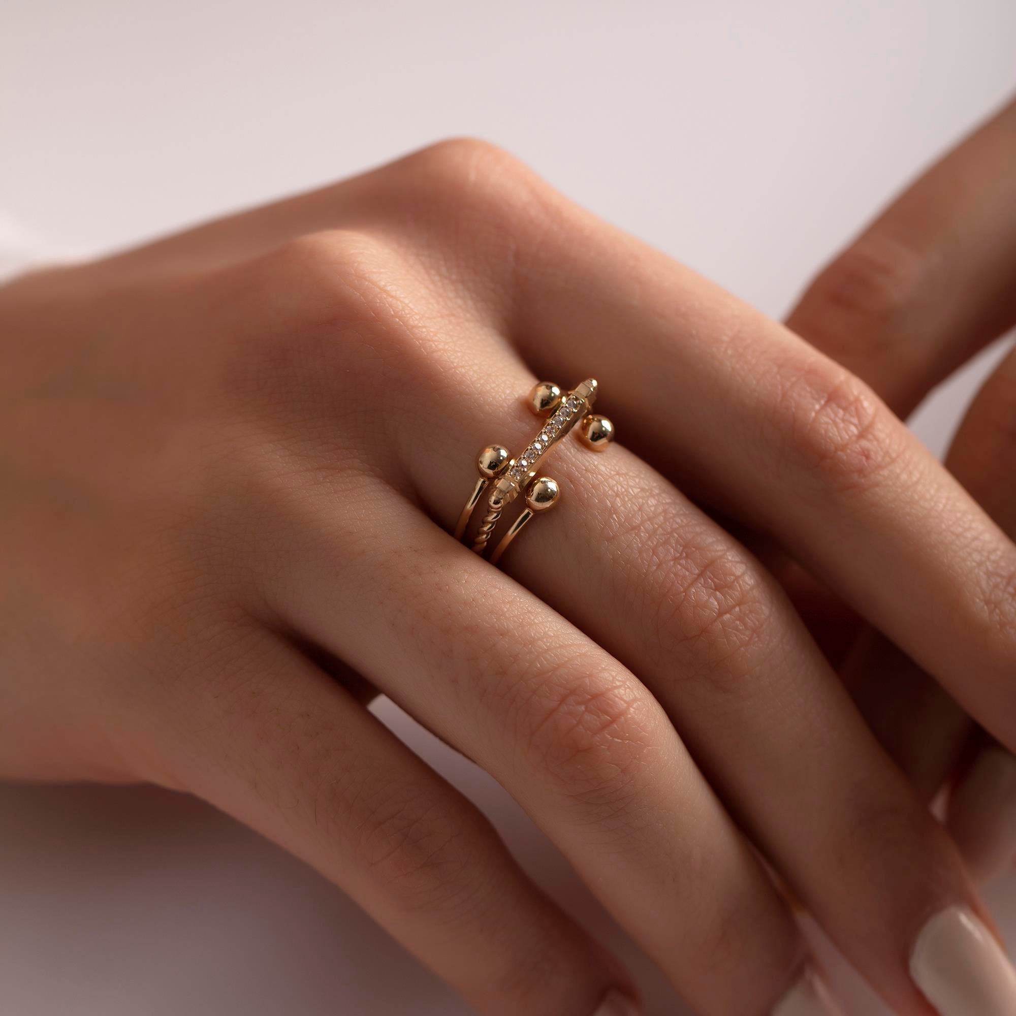 14 Ayar Altın Yüzük