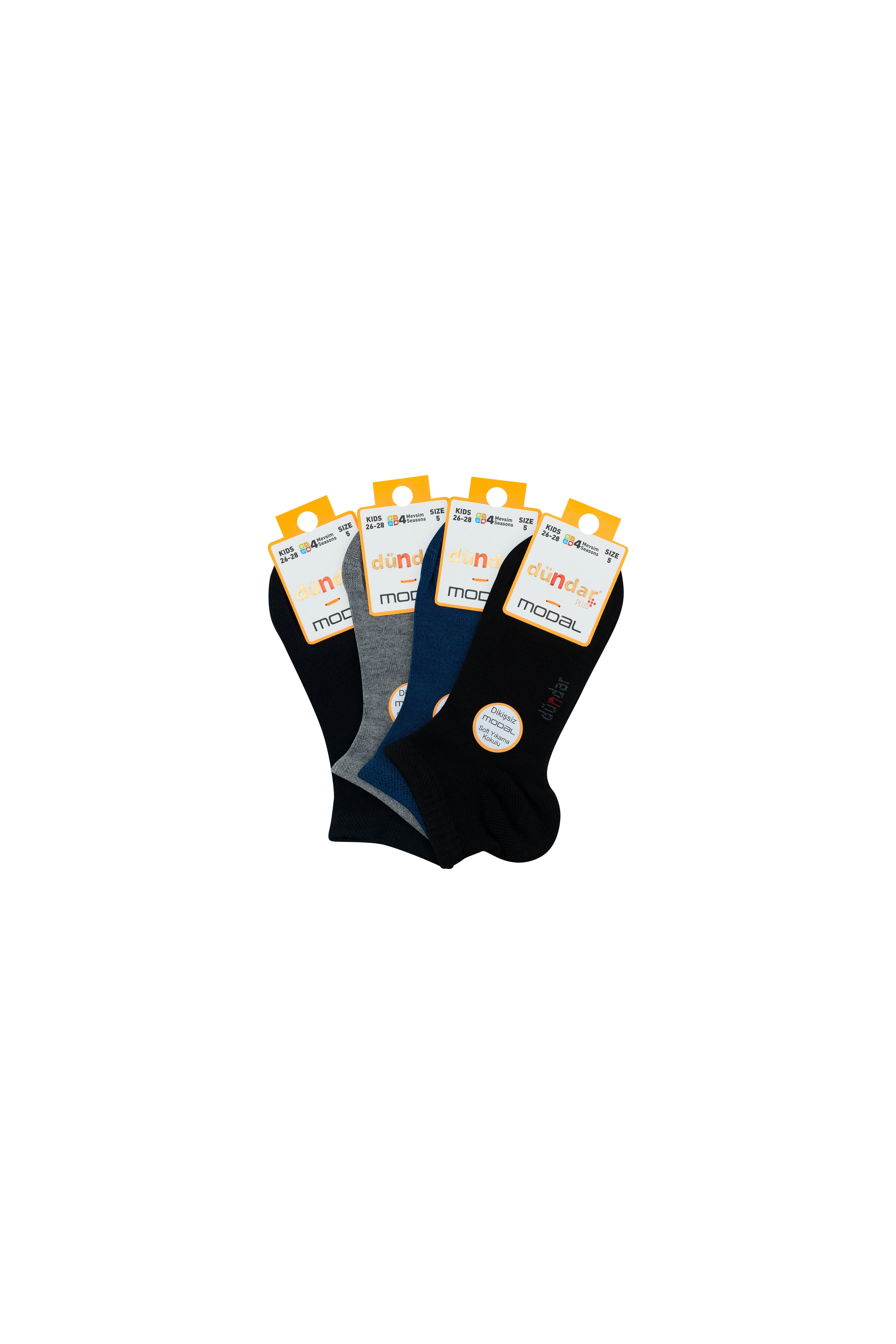 4 Mevsim 12'li Çocuk Modal Soket (Patik) 