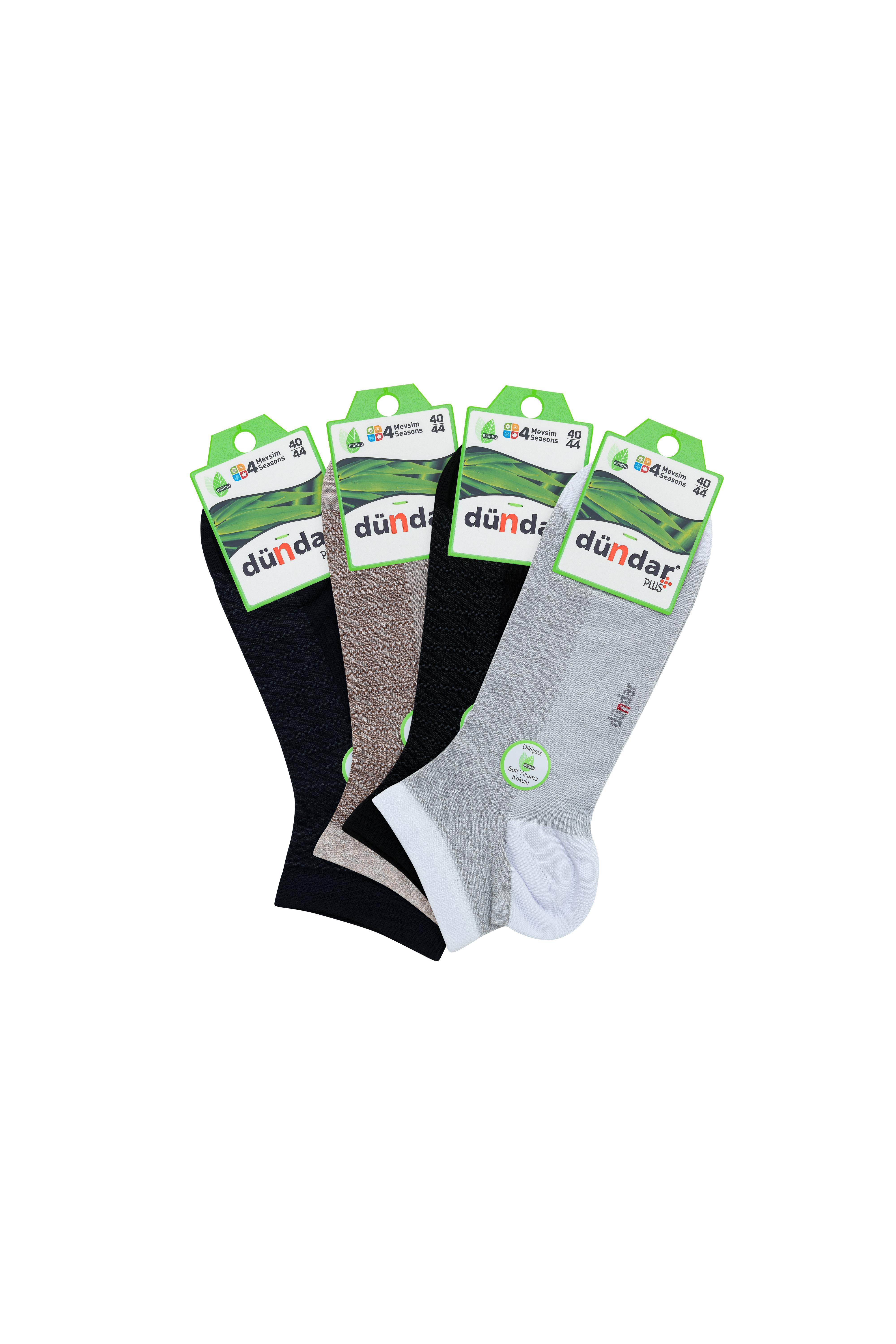 4 Mevsim 12'li Erkek Bambu Soket (Patik) 40-44
