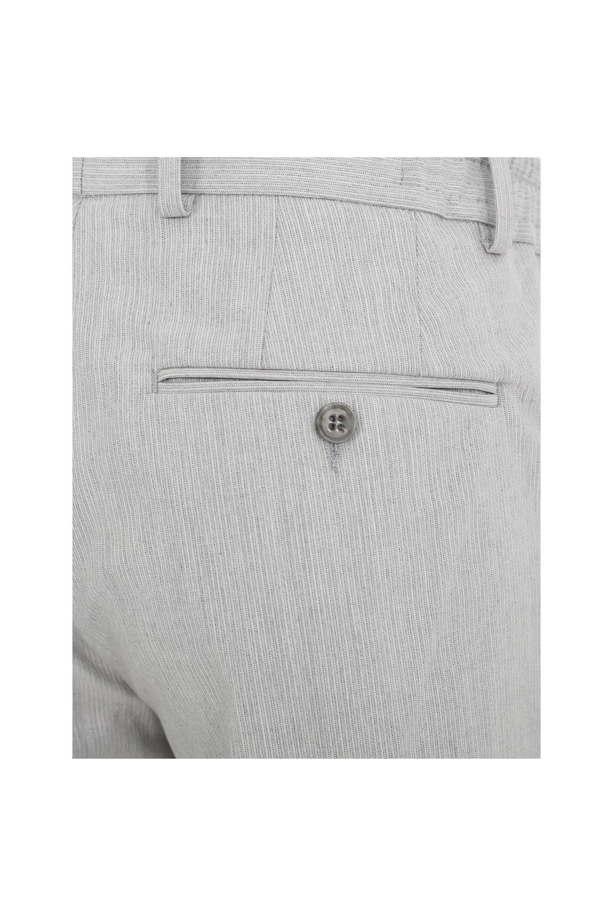 Açık Gri Comfort Fit Jogger Pantolon