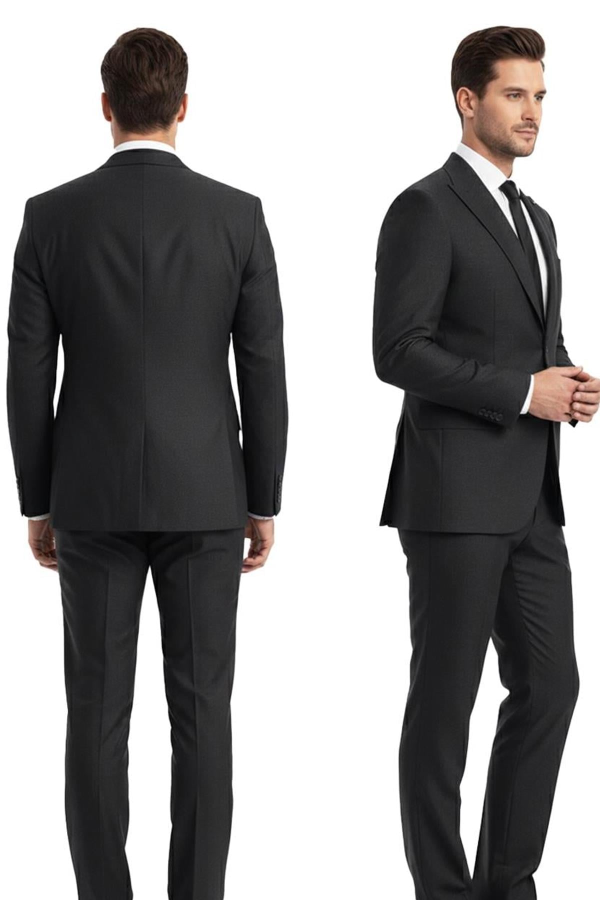 ANTRASİT Comfort Fit 6 Drop Takım Elbise
