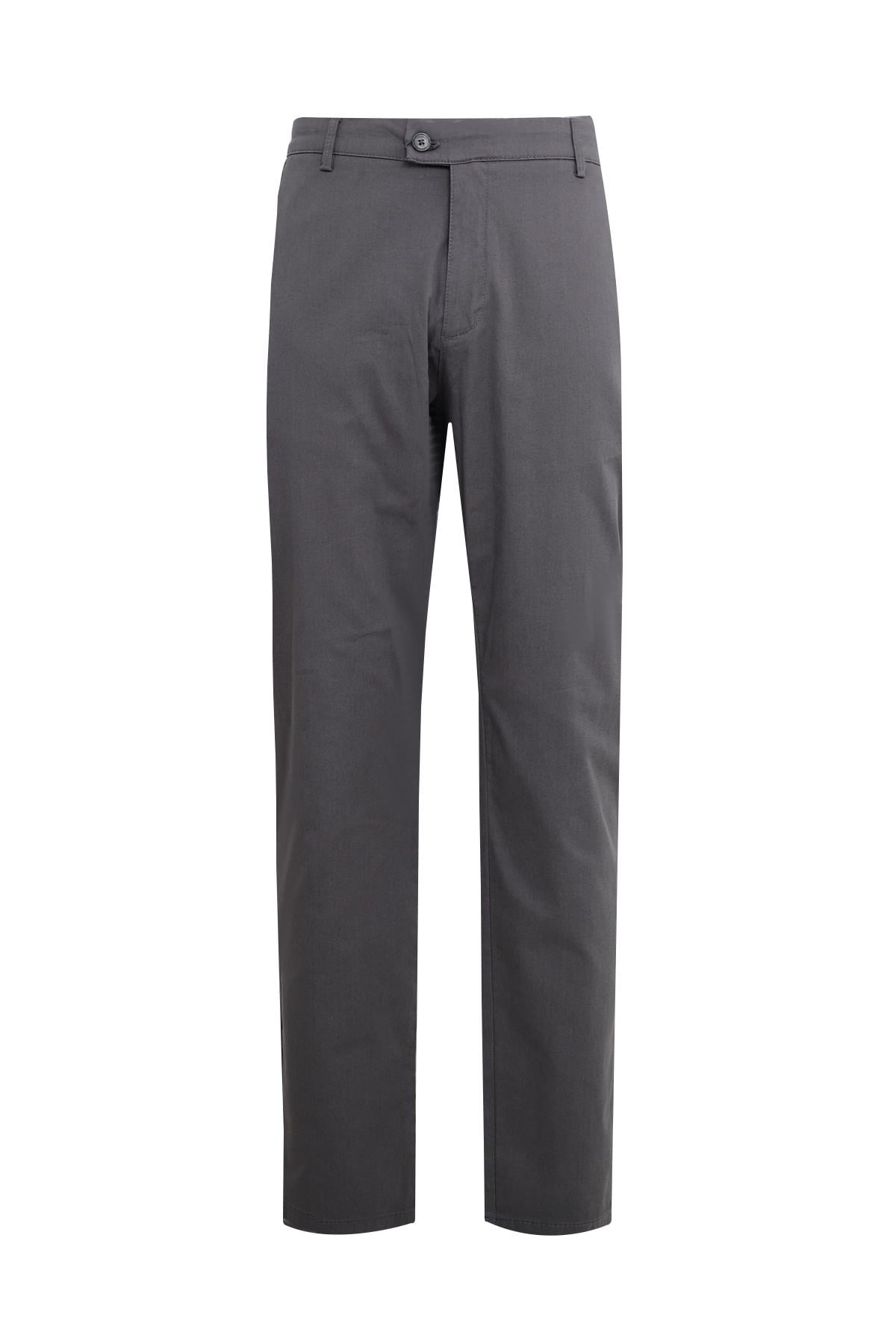 Antrasit Comfort Fit Chino Pantolon