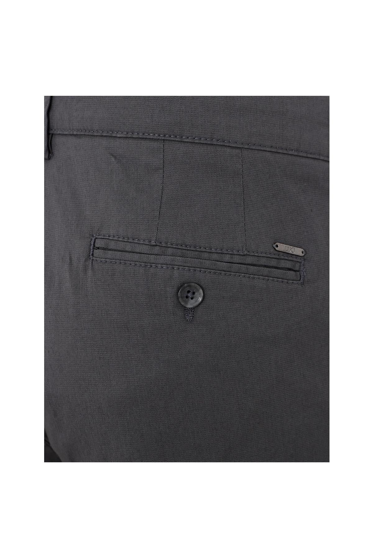Antrasit Comfort Fit Chino Pantolon