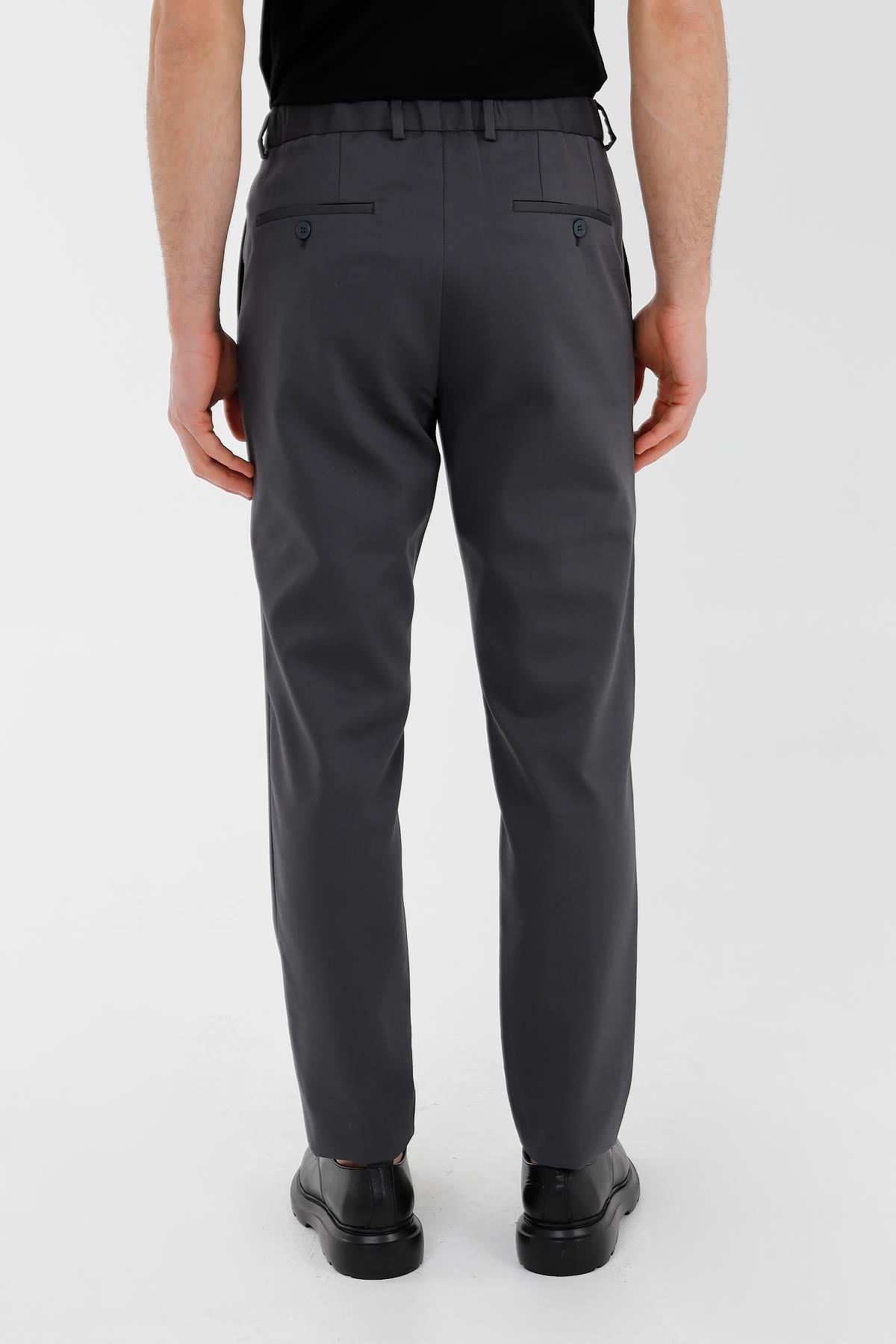 Antrasit Comfort Fit Jogger Pantolon