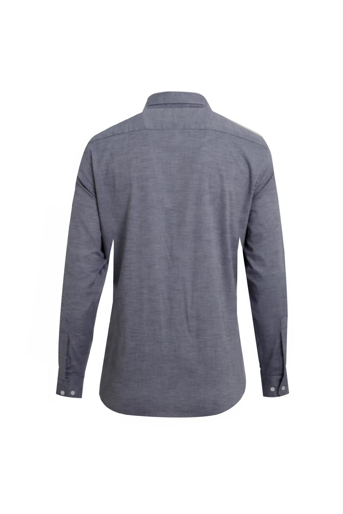 ANTRASİT Comfort Fit Uzun Kol Gömlek