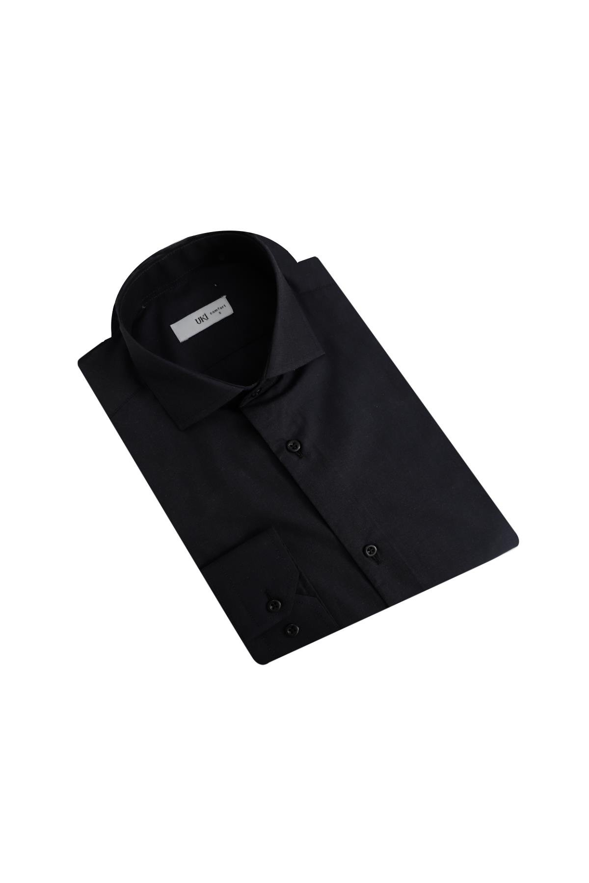 ANTRASİT Comfort Fit Uzun Kol Gömlek