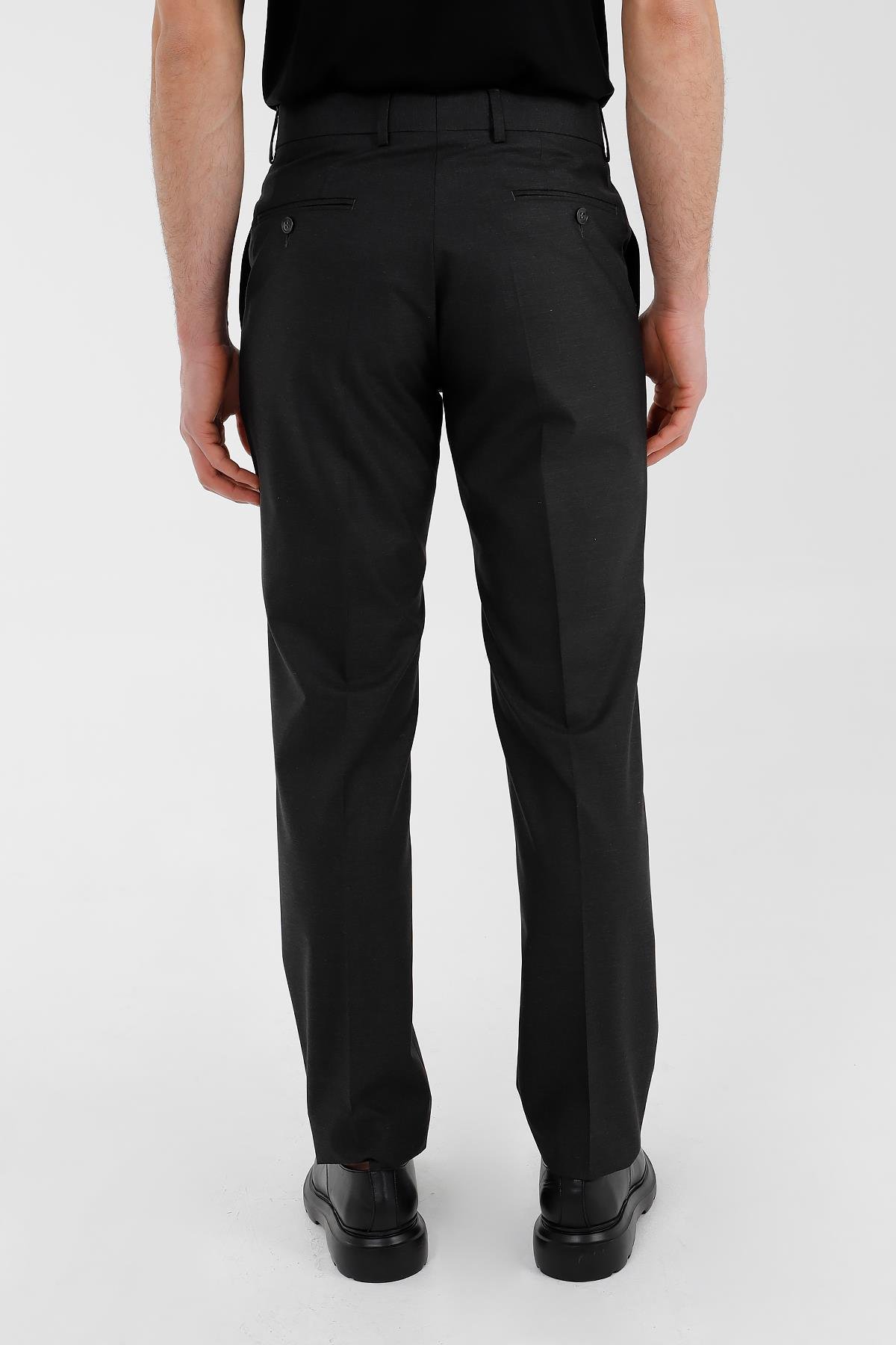 Antrasit Comfort Fit,Klasik Pantolon