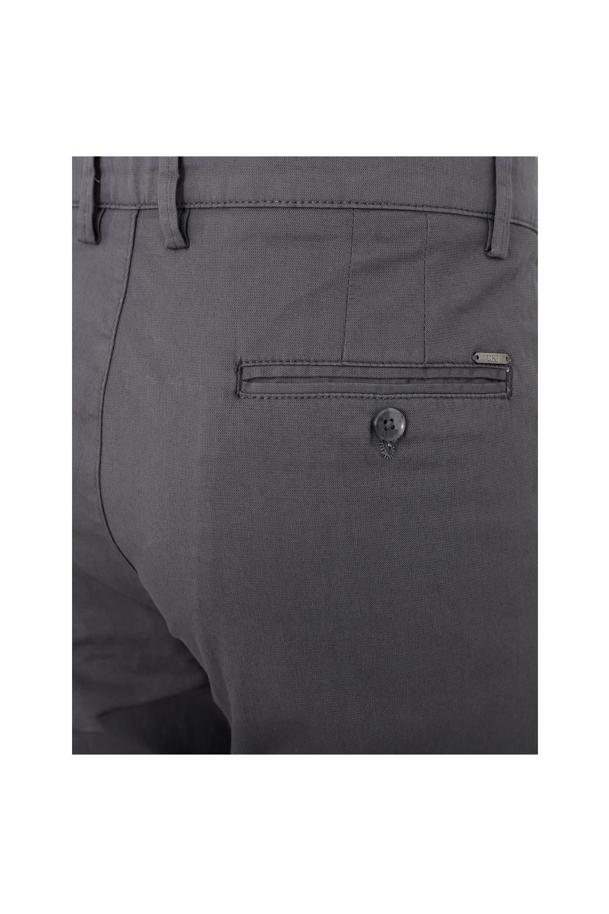 Antrasit Slim Fit Chino Pantolon