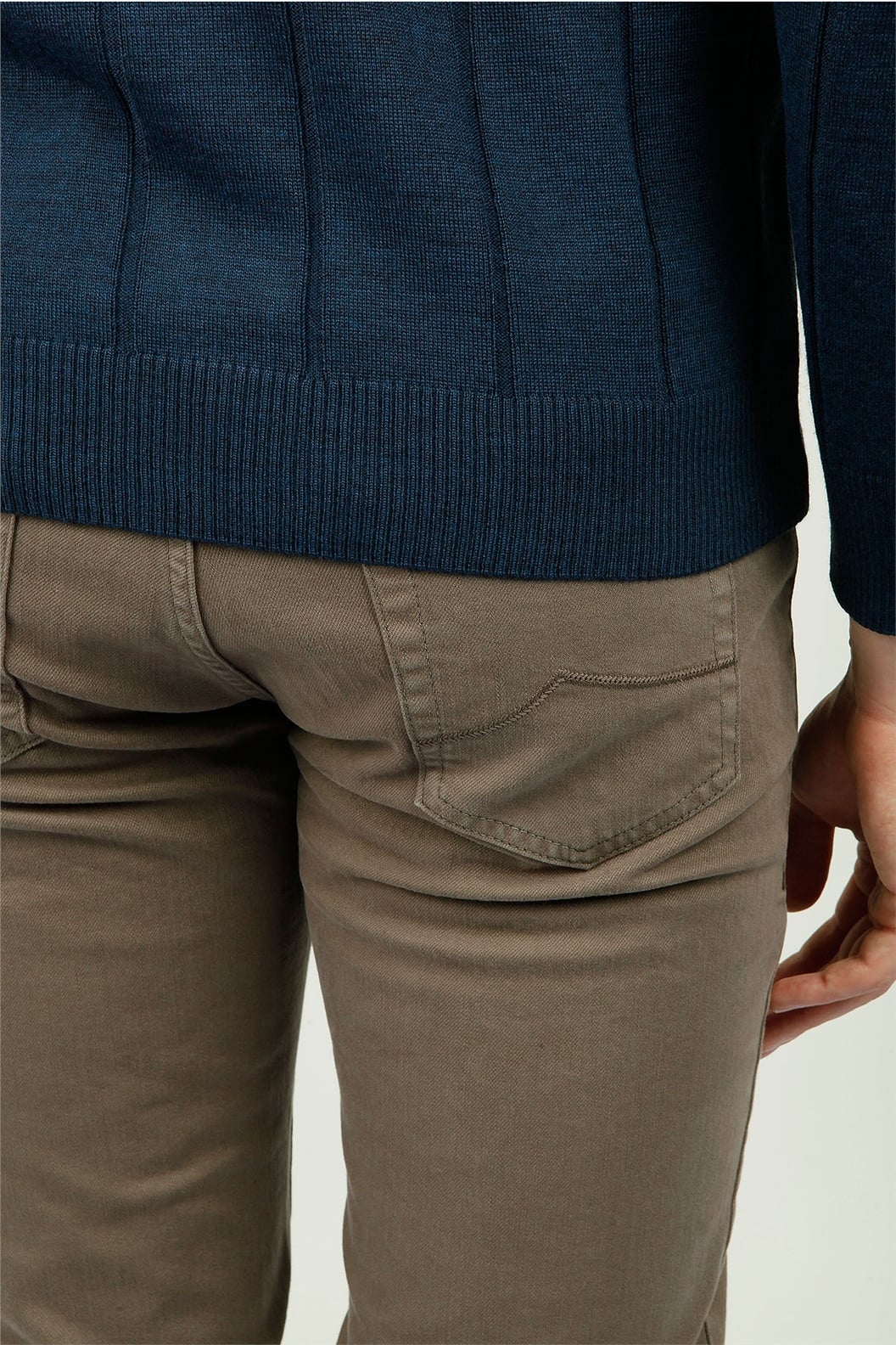Antrasit Slim Fit Chino Pantolon