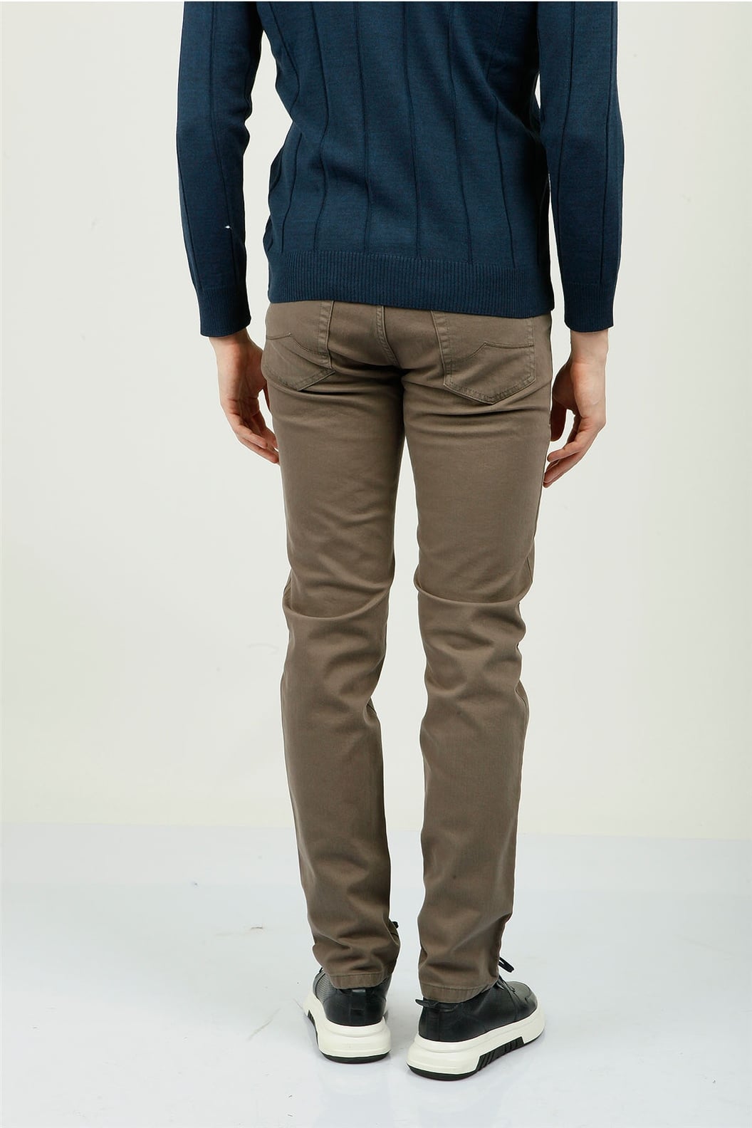 Antrasit Slim Fit Chino Pantolon