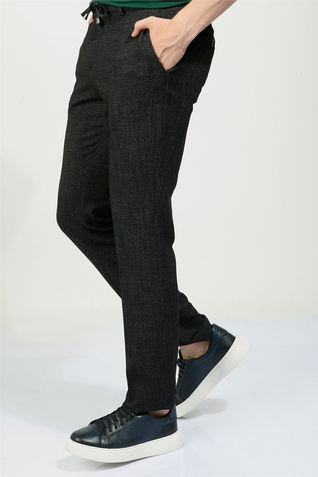 Antrasit Slim Fit Jogger Pantolon