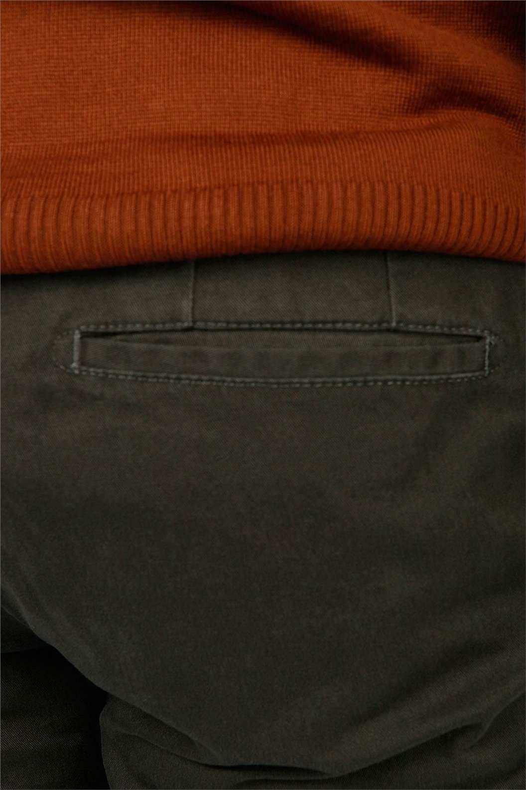 Antrasit Slim Fit Lastikli Pantolon