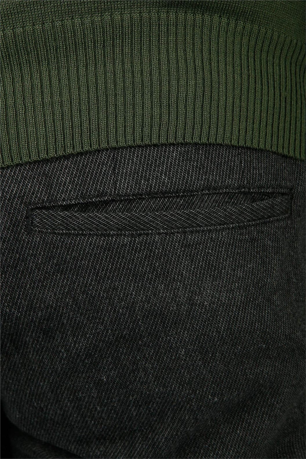 Antrasit Slim Fit Lastikli Pantolon